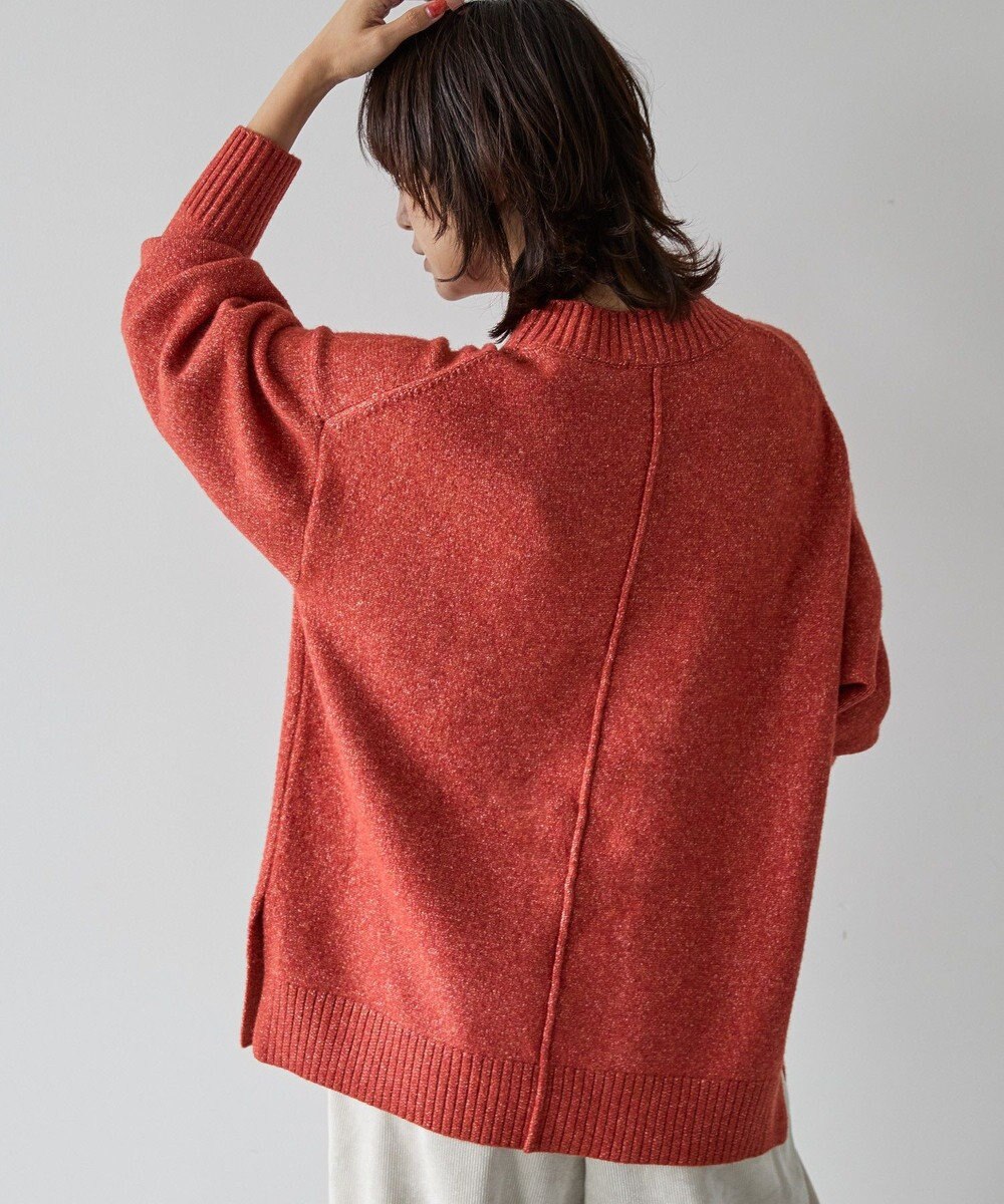 AMERICAN HOLIC サイドスリットハイネックニットプルオーバー 