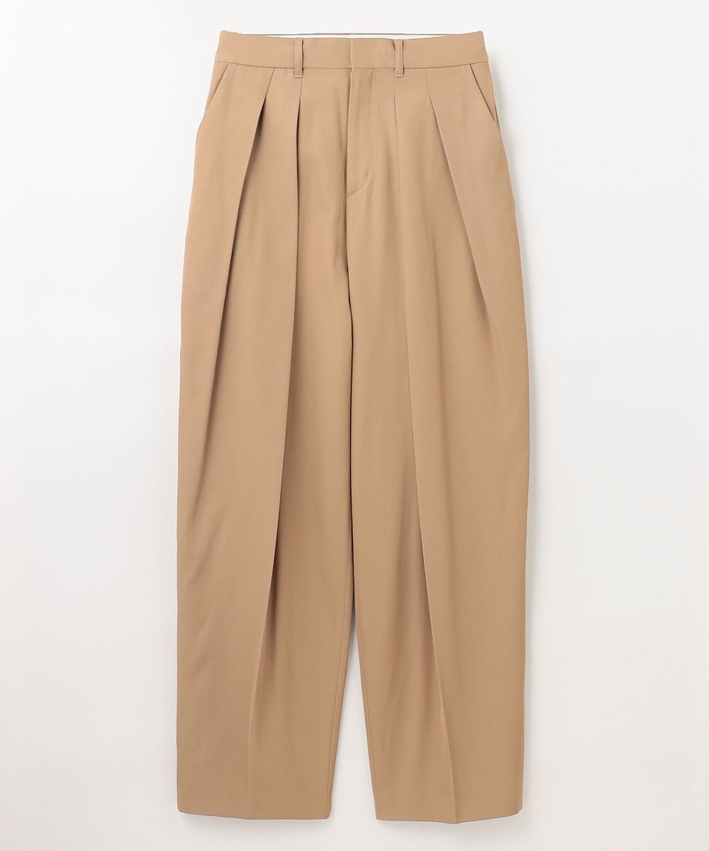 NAVE 【Nave　洗える】バルキーツイル   タックパンツ 