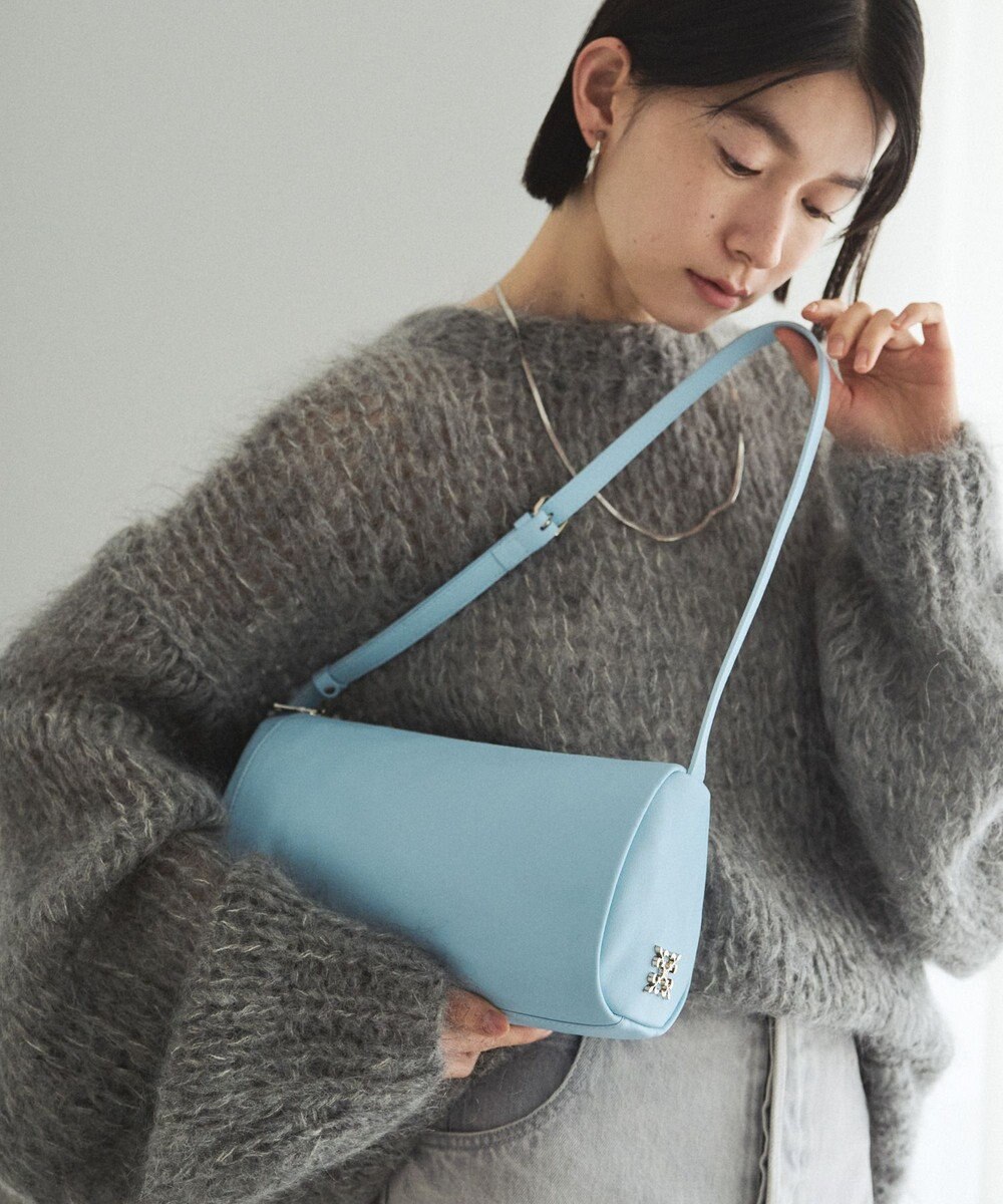 russet ソフトレザーロールショルダーバッグ(CE-1661) 