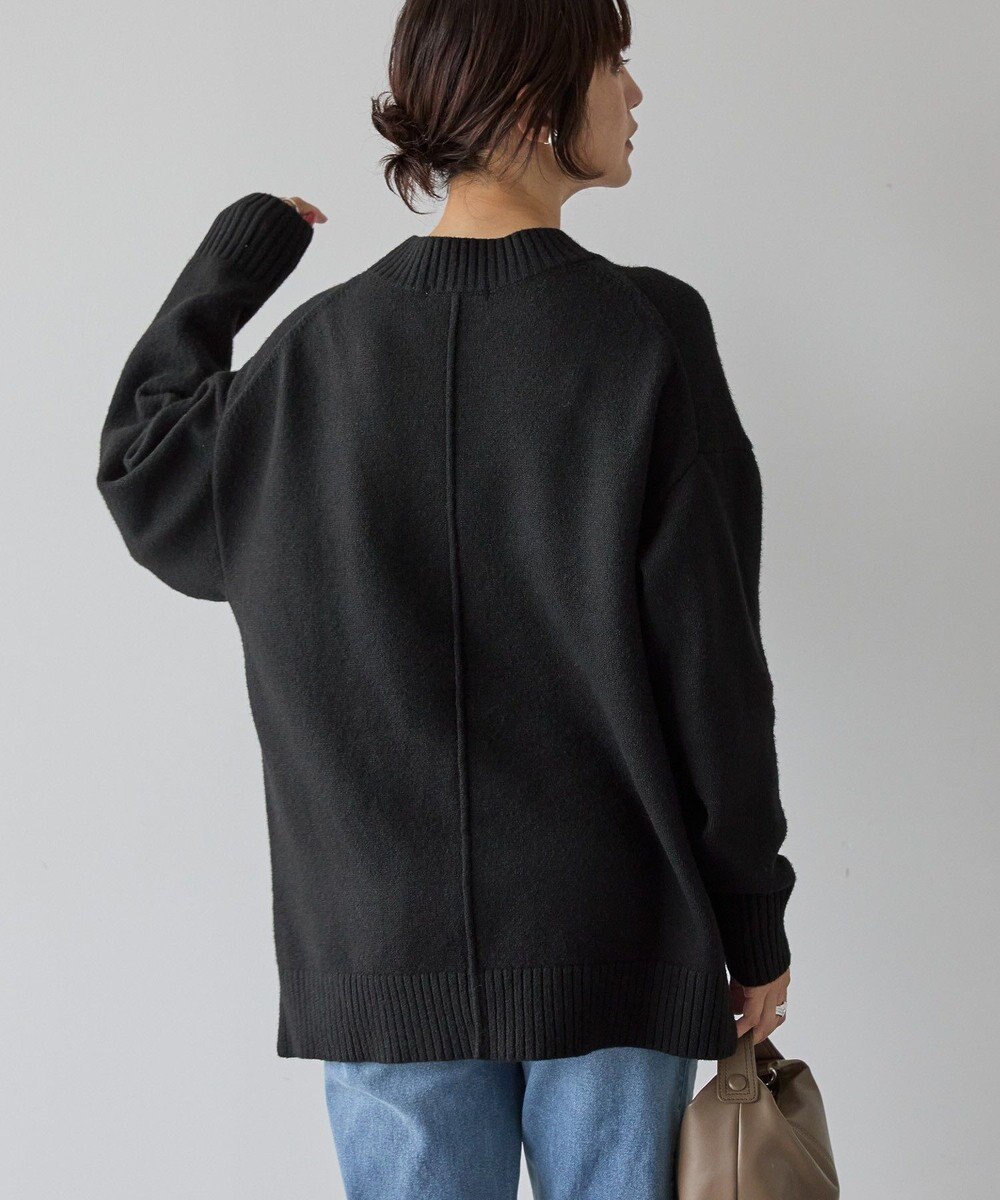 AMERICAN HOLIC サイドスリットハイネックニットプルオーバー 