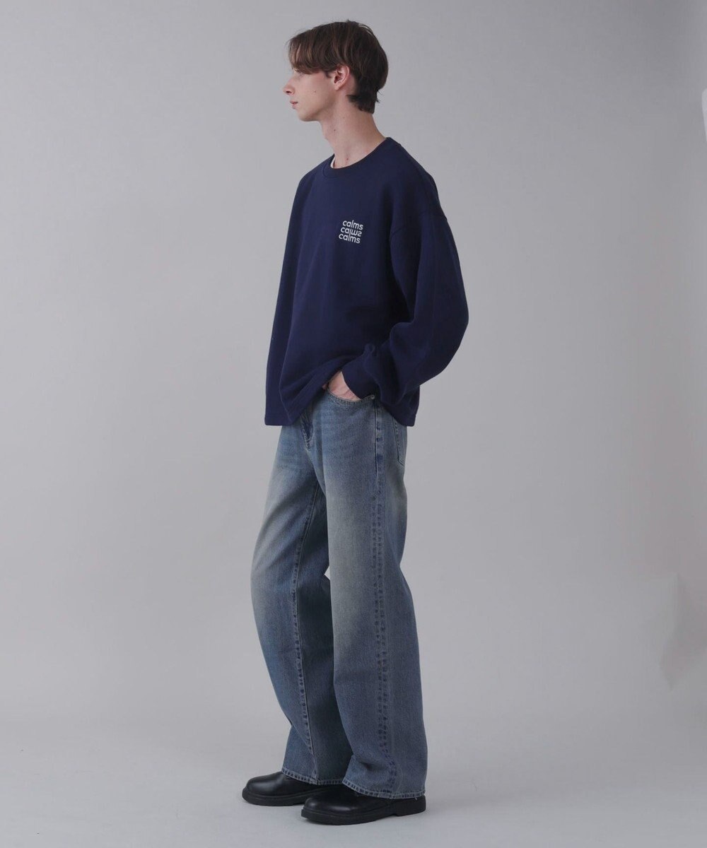 WEGO 【ユニセックス着用ITEM】ショートドロストワンポイント刺繍プルオーバー 