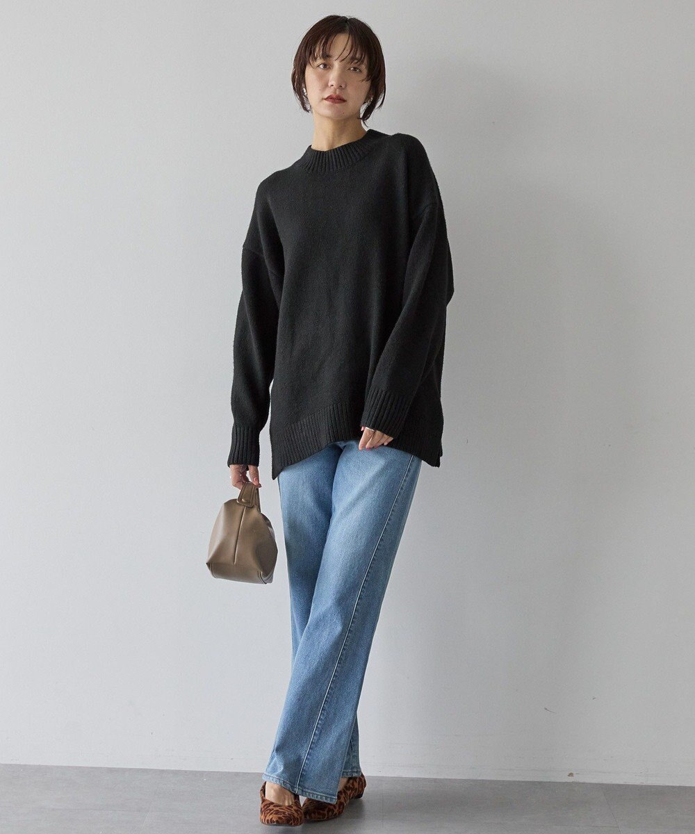 AMERICAN HOLIC サイドスリットハイネックニットプルオーバー 