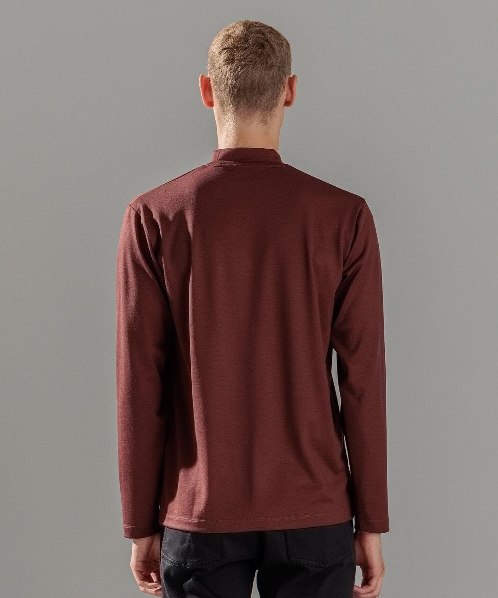 JOSEPH HOMME ウールジャージーウォッシャブル　モックネックカットソー 