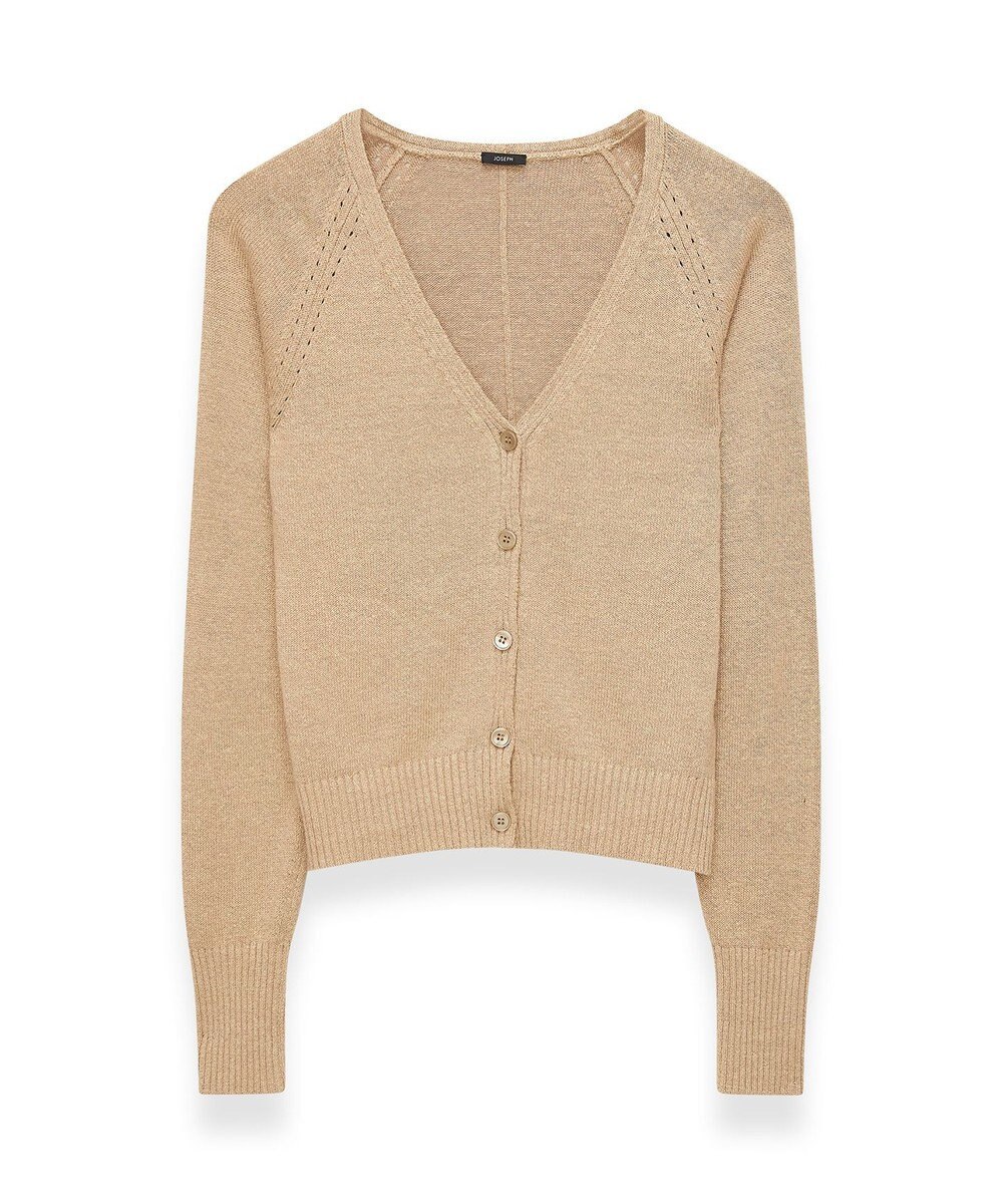 JOSEPH 【洗える】リネンブレンド  カーディガン 