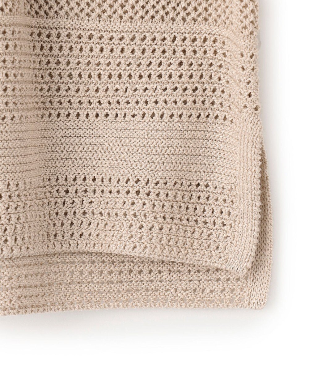 23区 【洗える】レーシーコットンコード ニット 