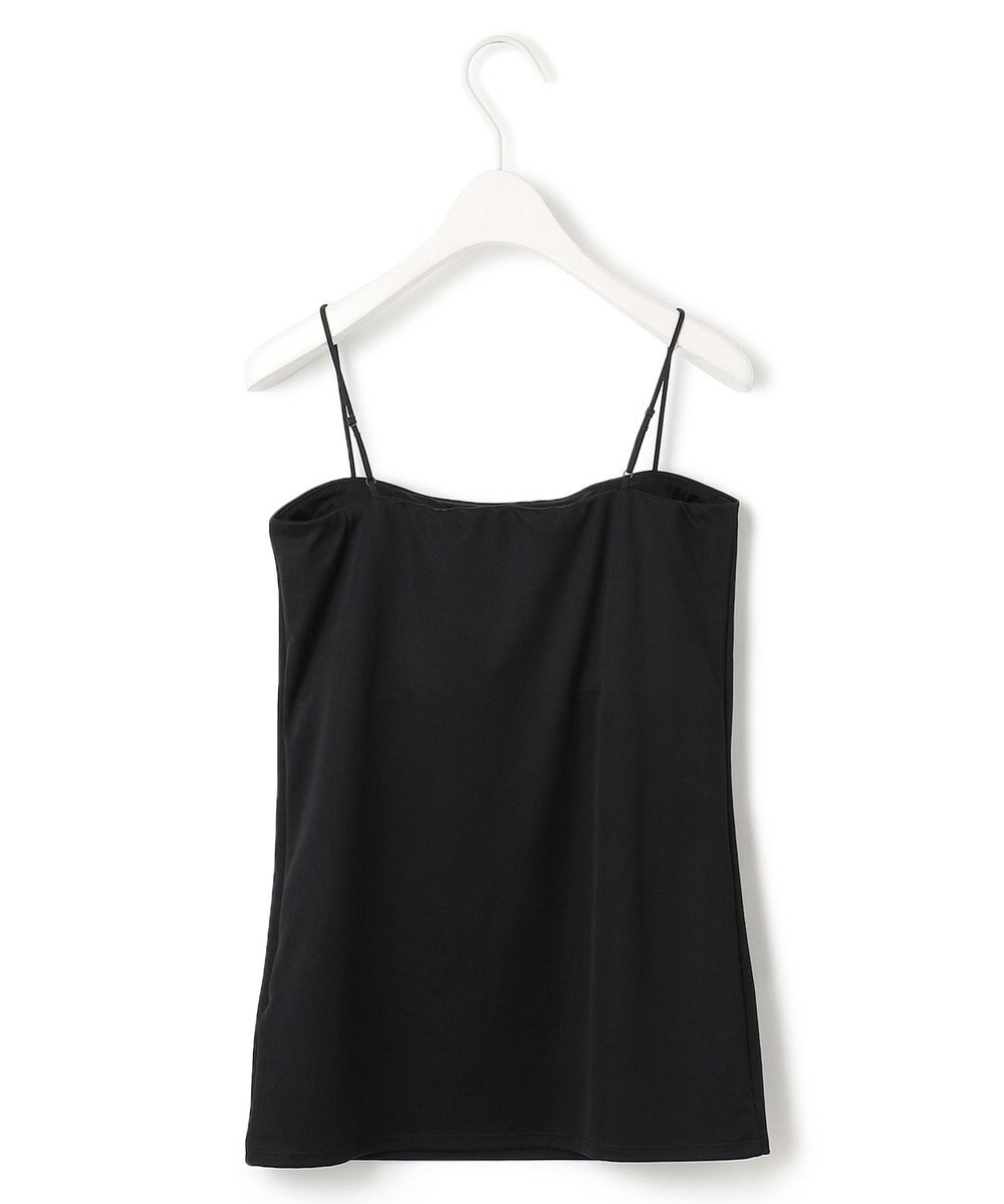 ICB L 【接触冷感・UVケア・速乾・洗える】カップ付きサテンキャミソール 