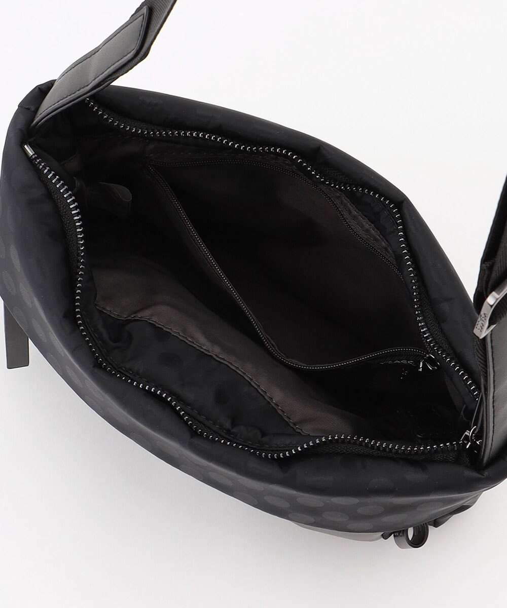 Y'SACCS はっ水ドットジャカード リサイクルレザーコンビ ショルダー 