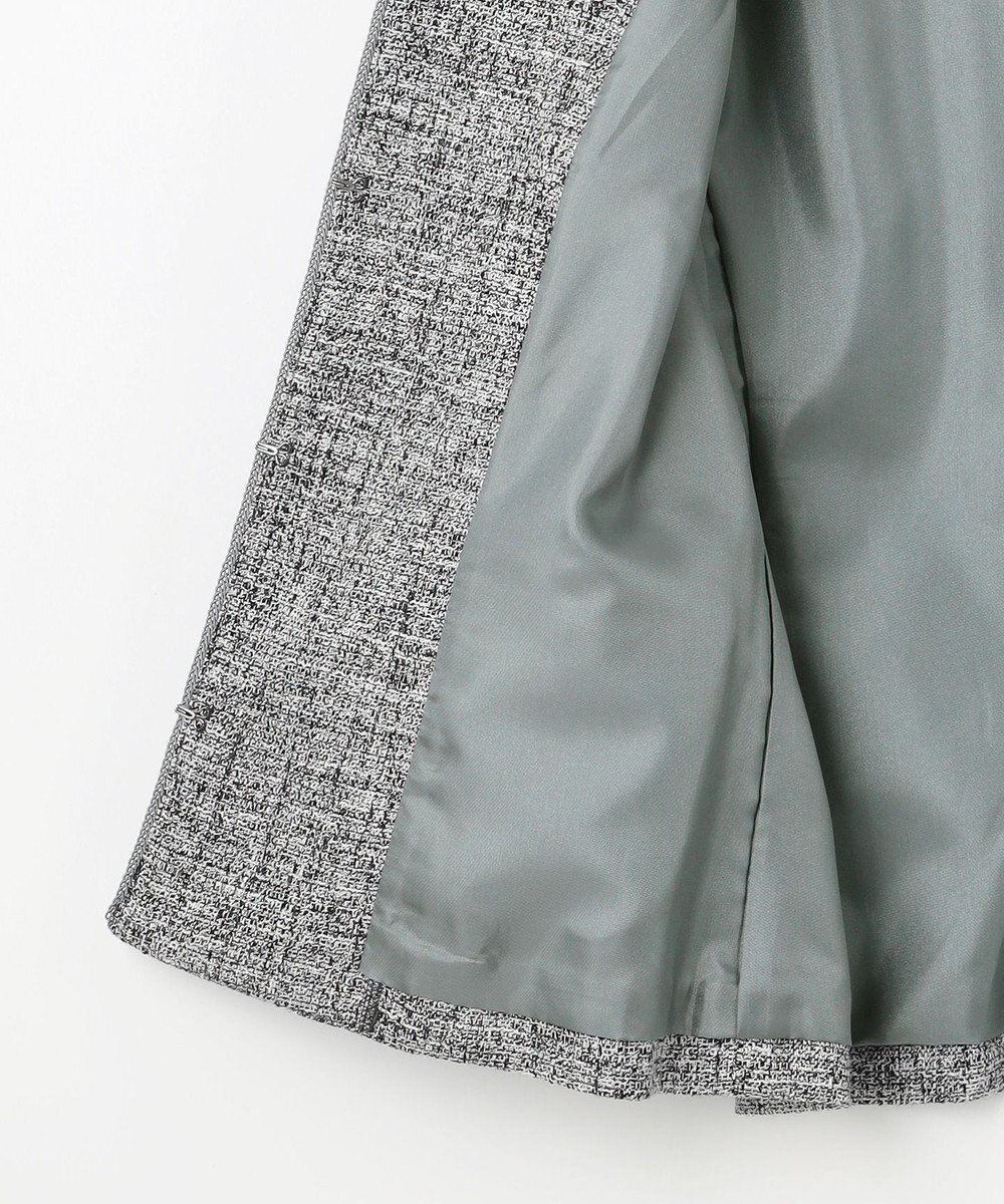 J.PRESS LADIES 【セットアップ対応】Light Tweed ノーカラー ジャケット 