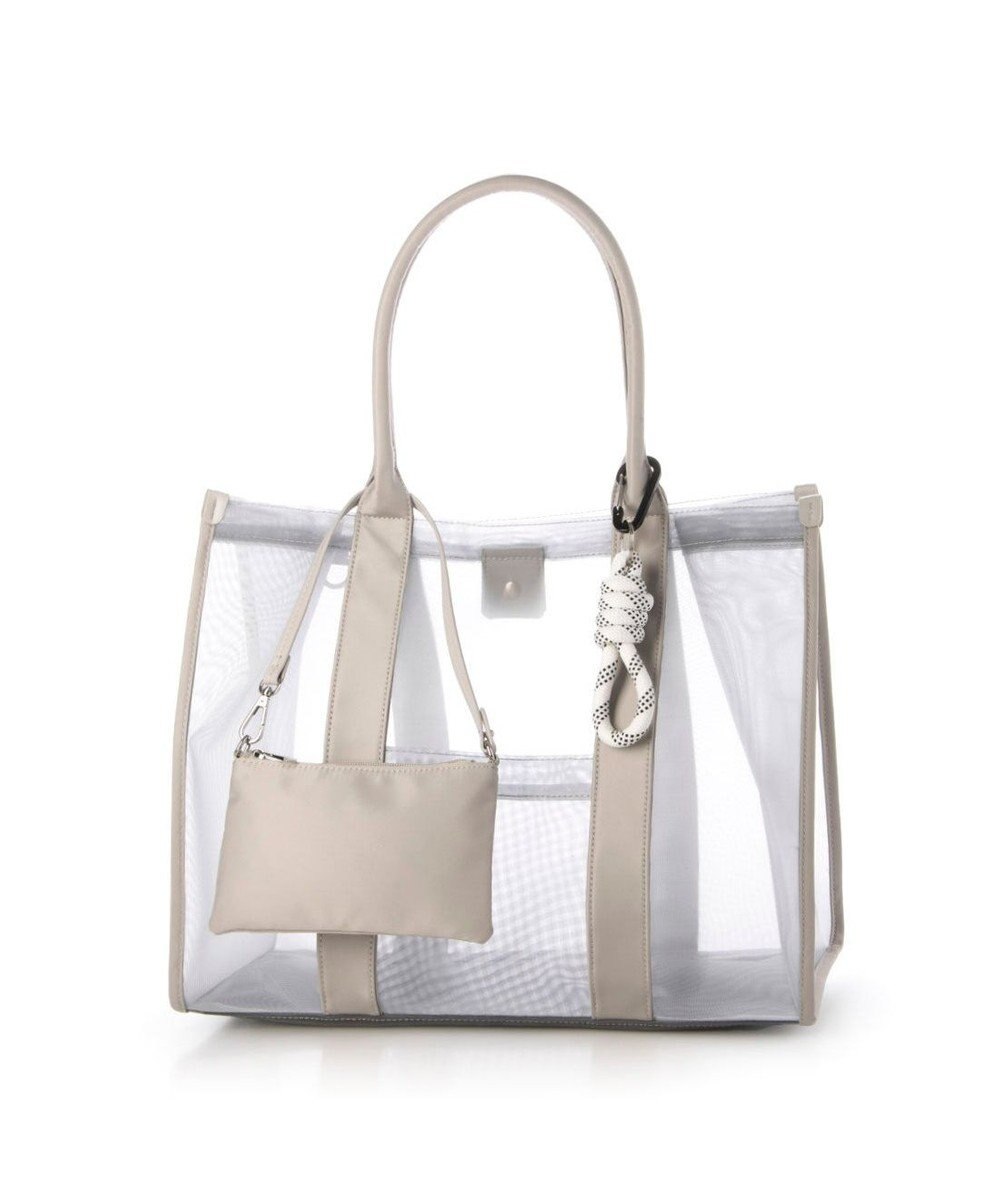 UNBILLION カシュカシュ cachecache / チュールメッシュスクエアビッグトート 