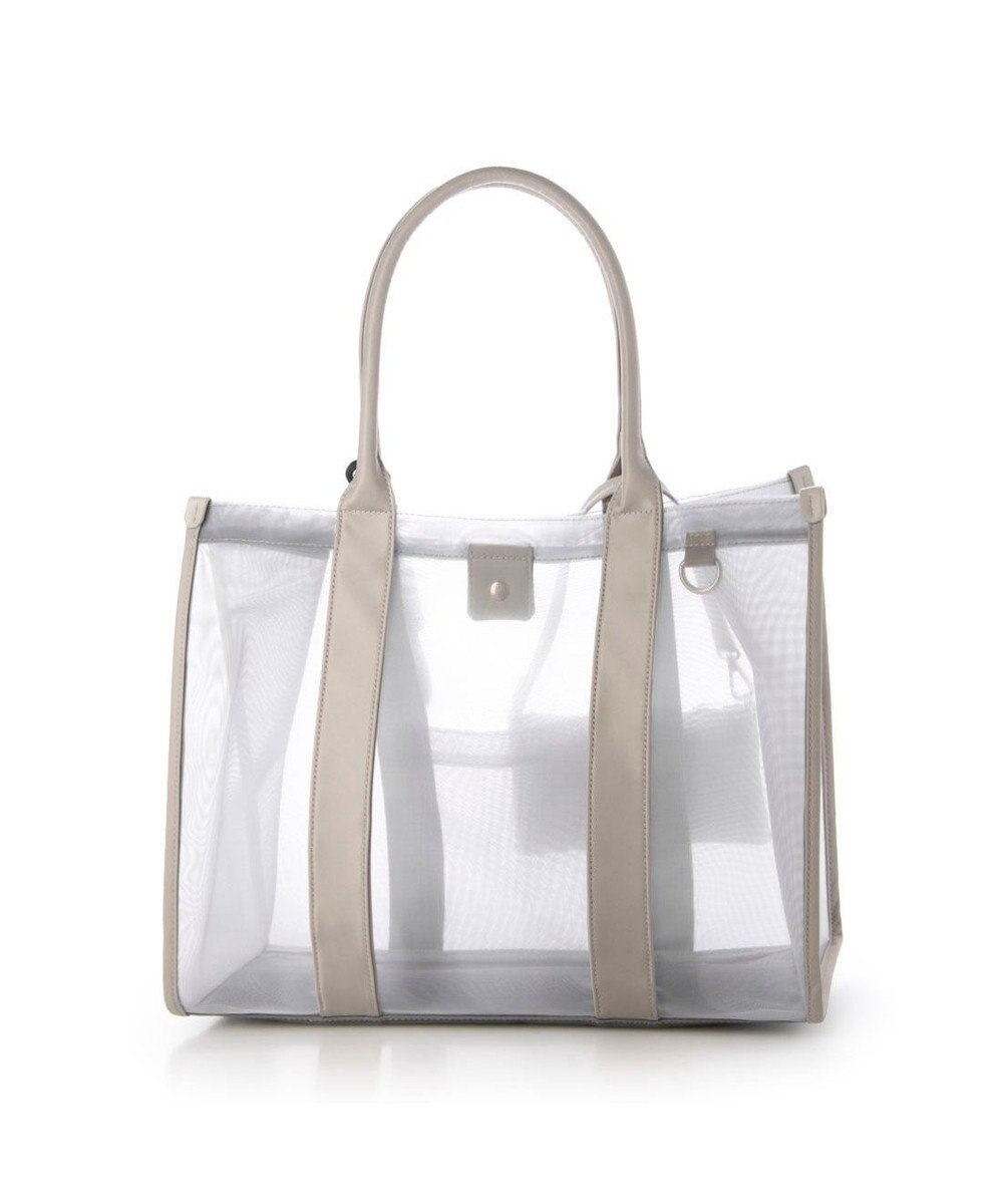 UNBILLION カシュカシュ cachecache / チュールメッシュスクエアビッグトート 