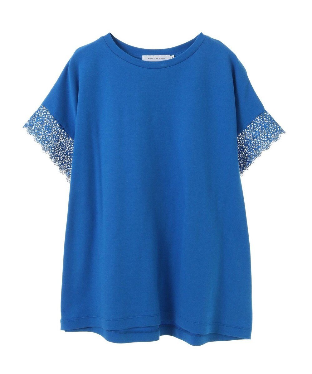 AMERICAN HOLIC レーススリーブカットプルオーバー 