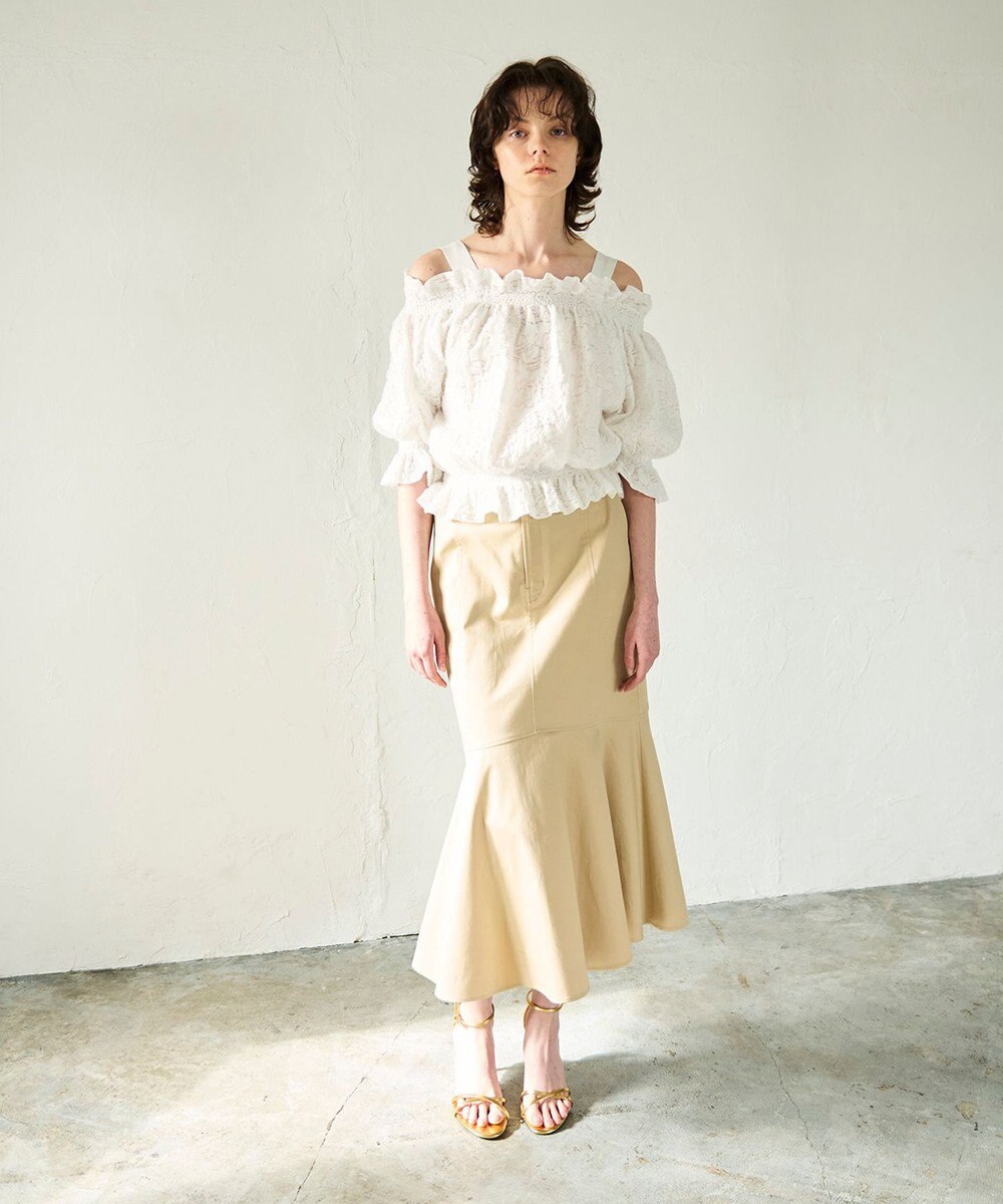 GRACE CONTINENTAL ミディマーメイドスカート 