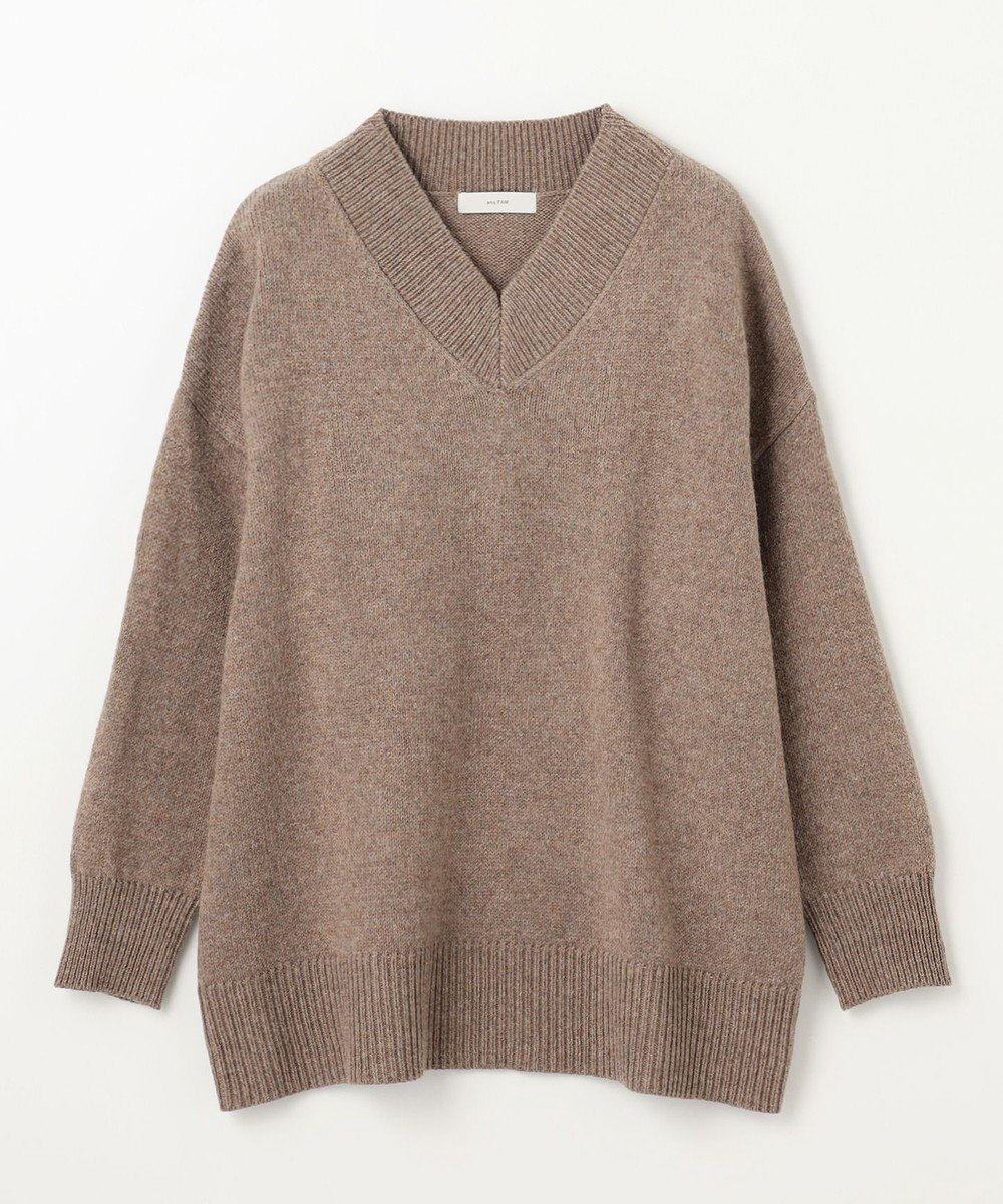 ANY ラムウールＶネックプルオーバー 
