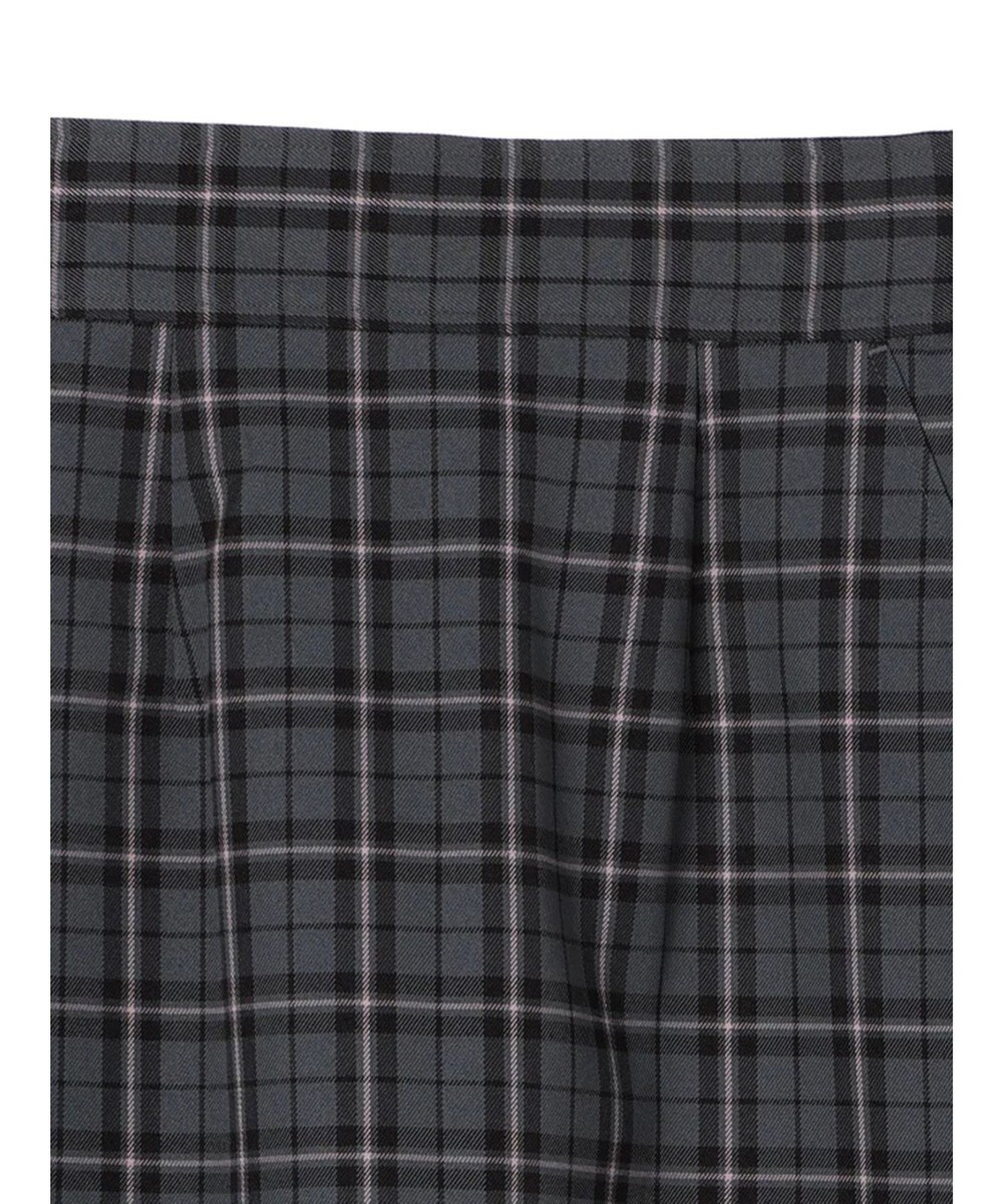 earth music&ecology チェックナロースカート 