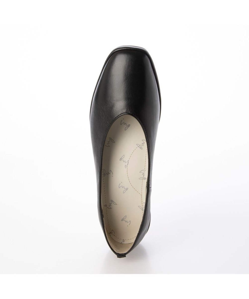 ing <ing>【サスティナブルシリーズ】Vカットフラットパンプス 