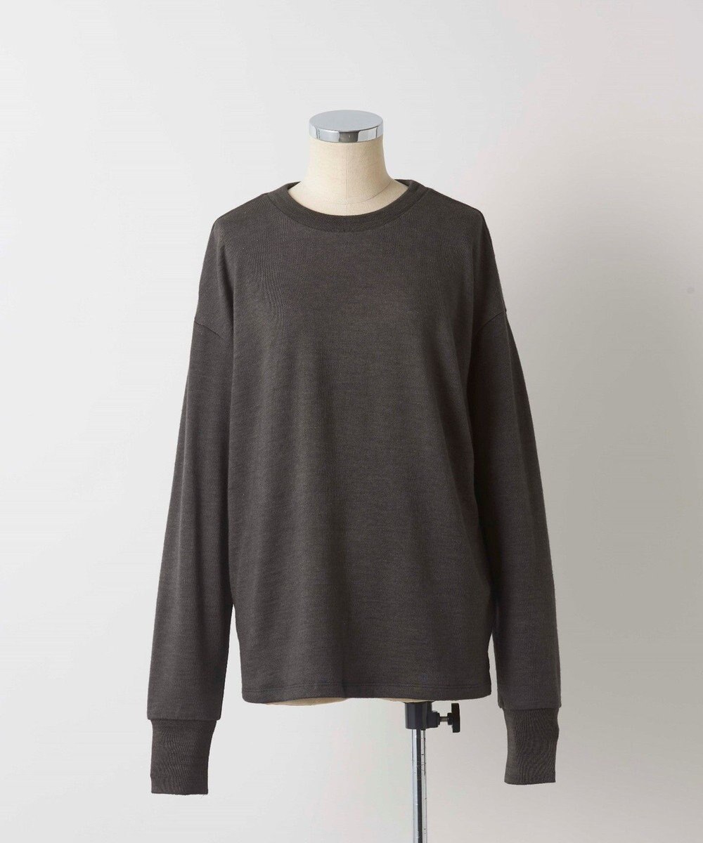 TOQUE 〈大草直子さんアドバイザー〉【ユニセックス】ロイヤルベビーアルパカ×タンギスコットン 裏毛 クルーネックトップス 