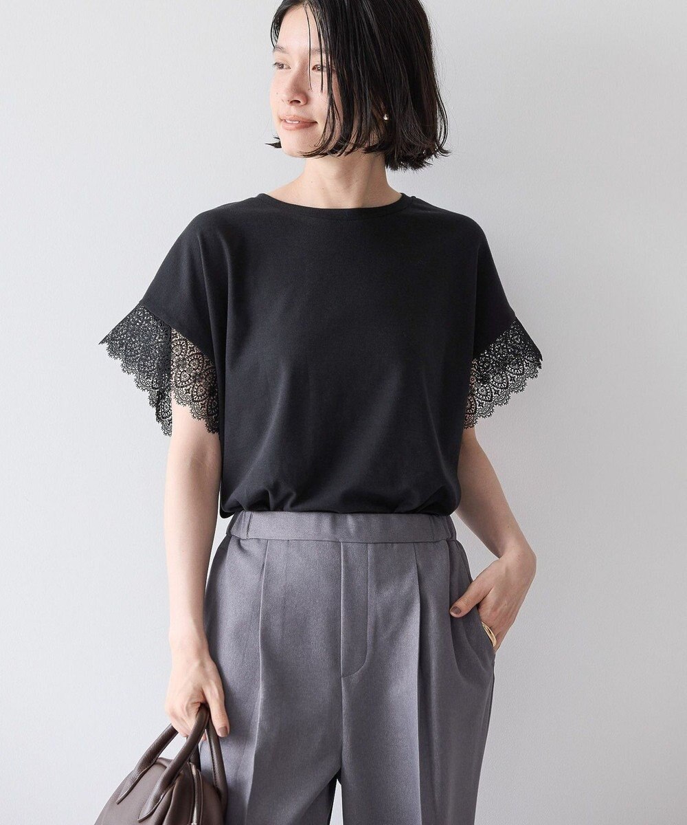 AMERICAN HOLIC レーススリーブカットプルオーバー 