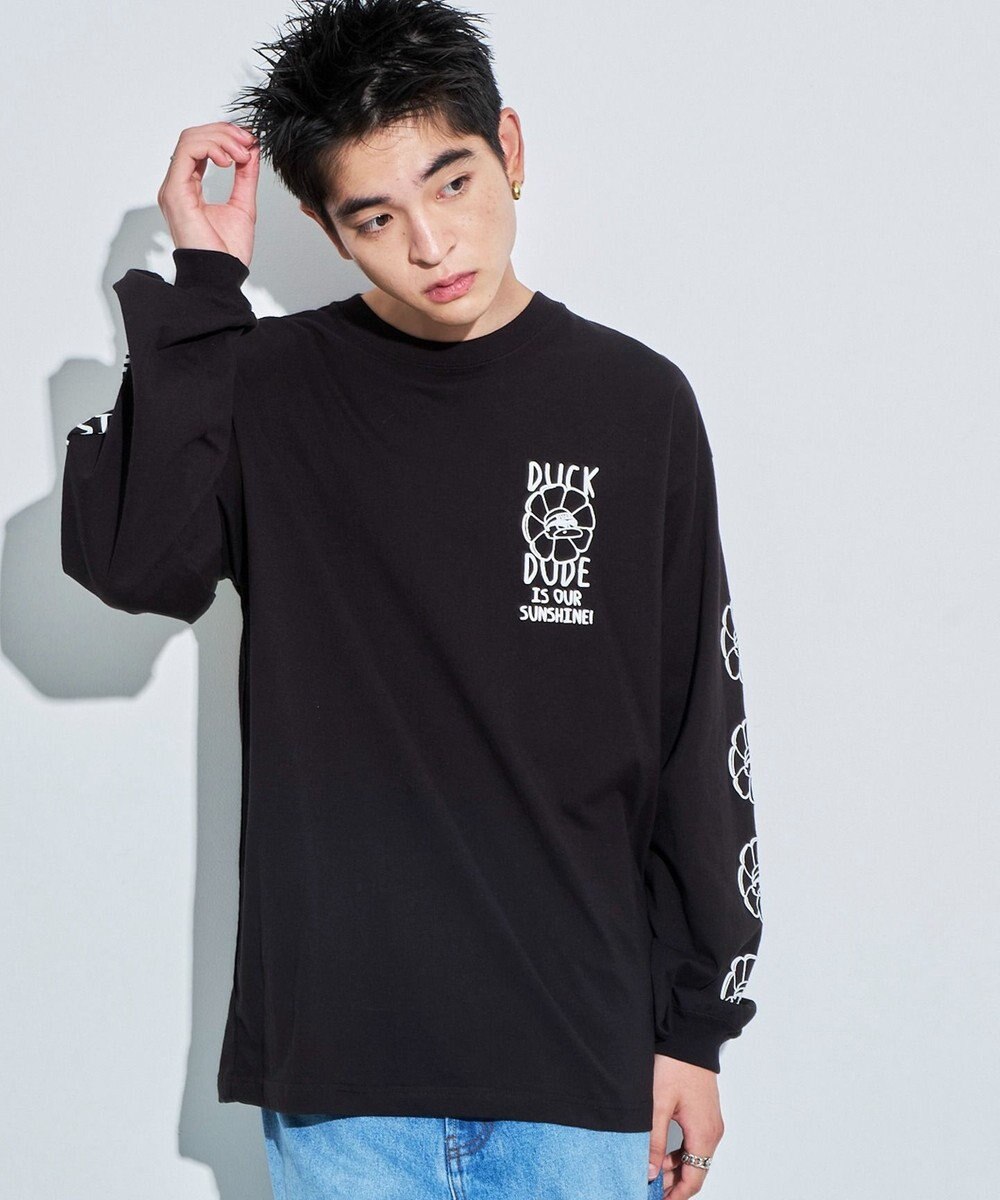 WEGO DUCKDUDE　SUNFLOWER　L／S　TEE 