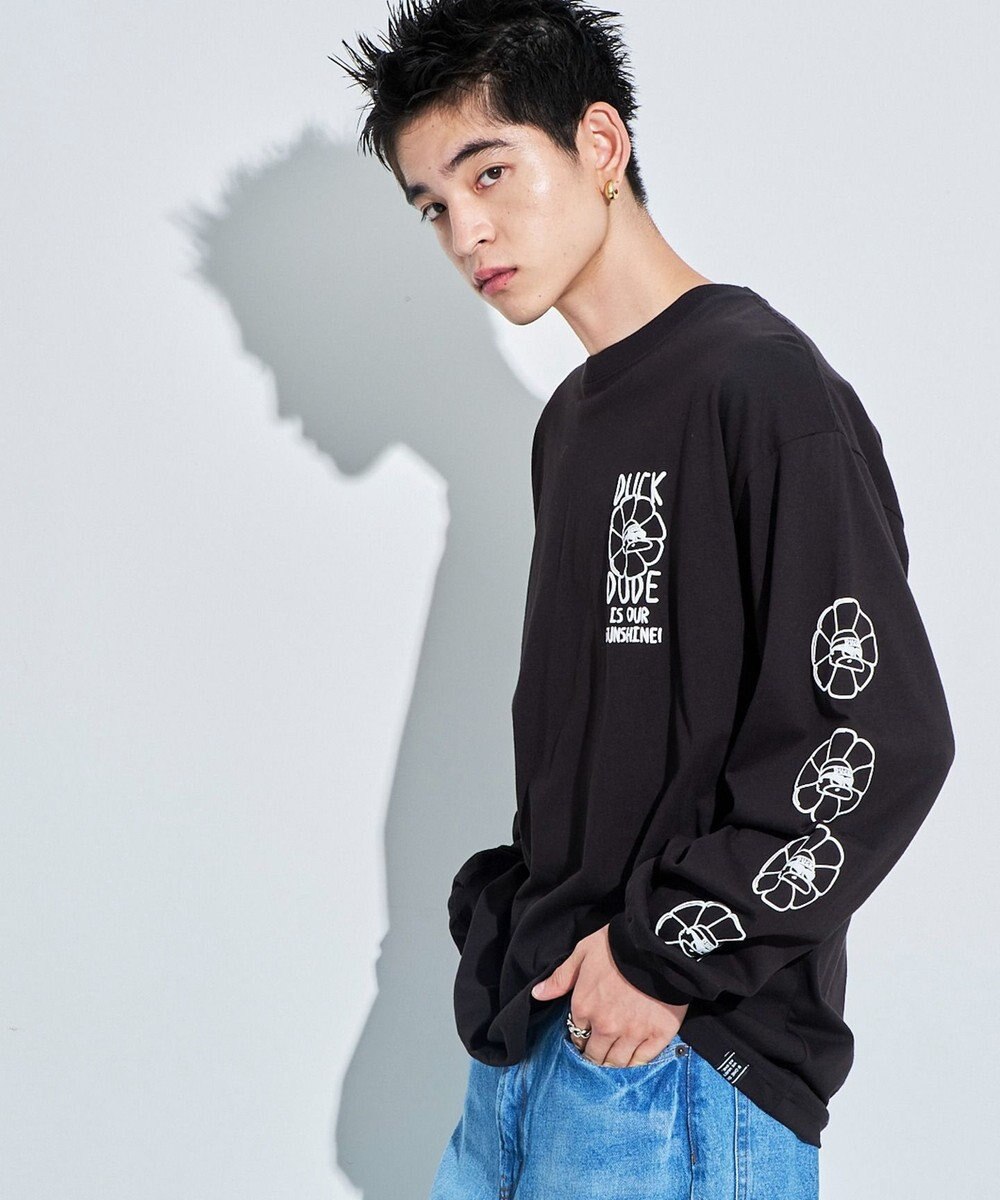 WEGO DUCKDUDE　SUNFLOWER　L／S　TEE 