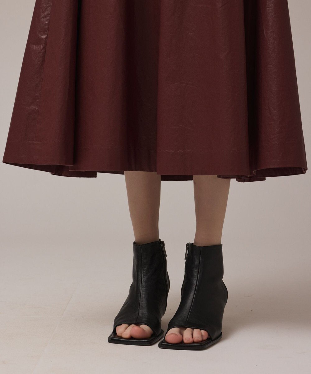 GRACE CONTINENTAL コーティングタックスカート 