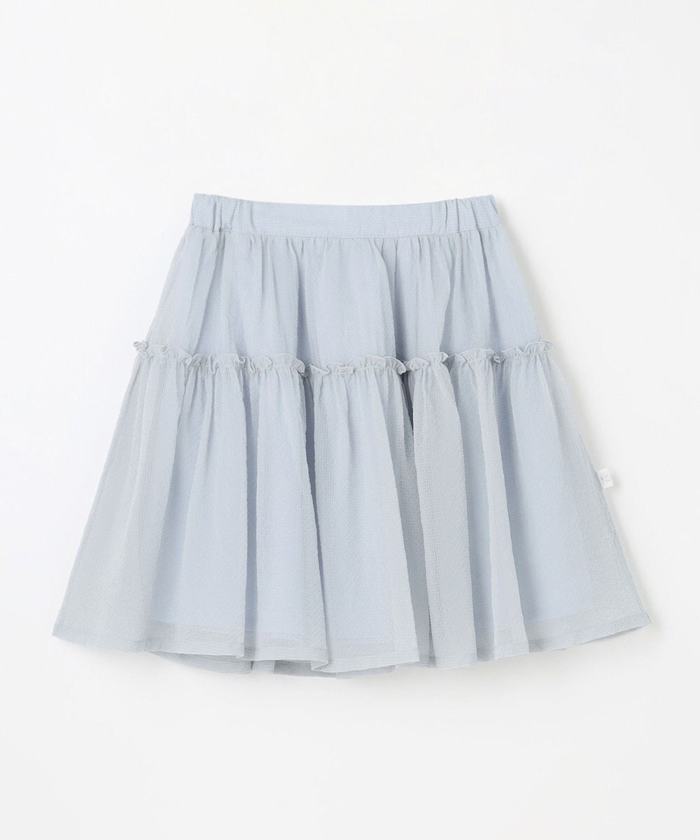 組曲 KIDS 【150-160㎝】シアーチェック スカート 