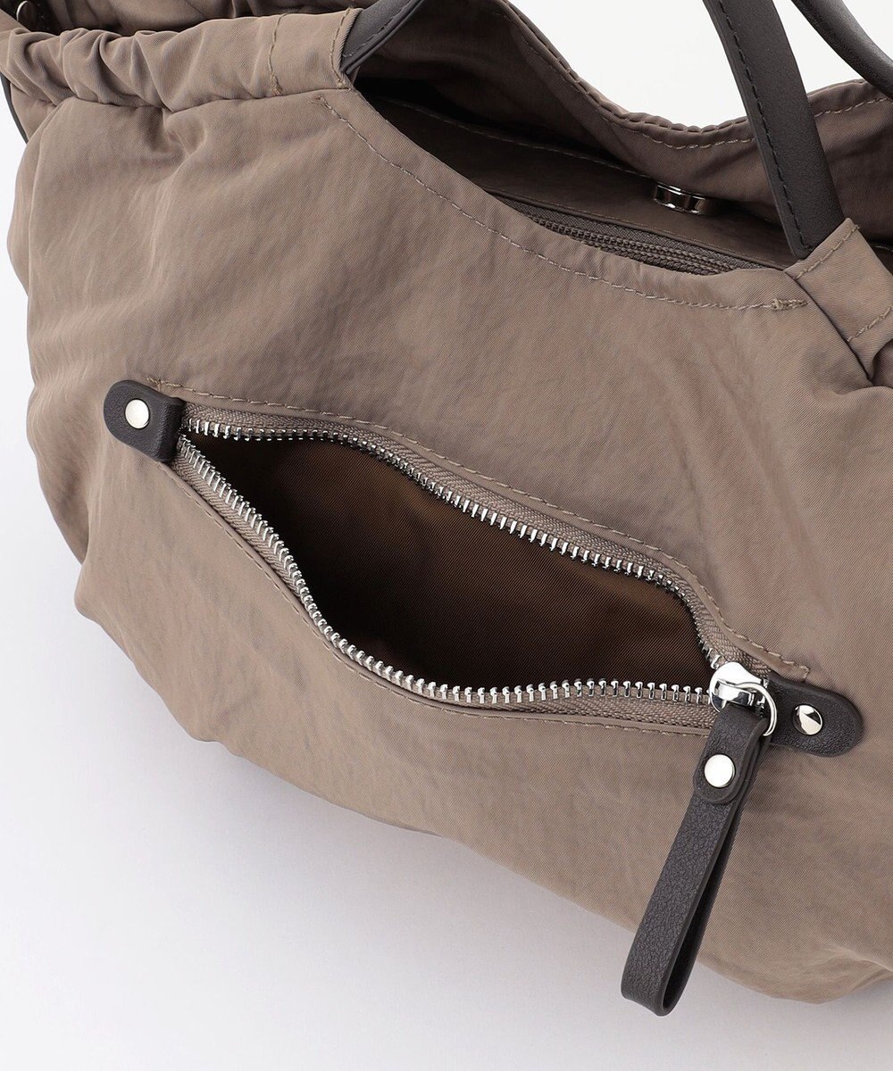 LA BAGAGERIE 【MONICA】サイドギャザー2WAYトートバッグ Sサイズ 