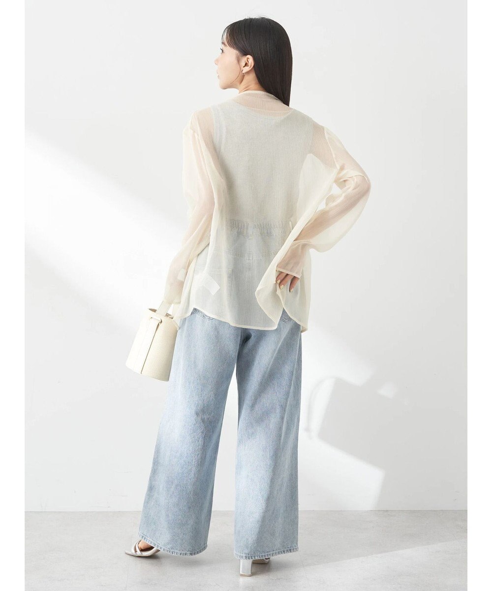 earth music&ecology シアーハイネックシャツ 