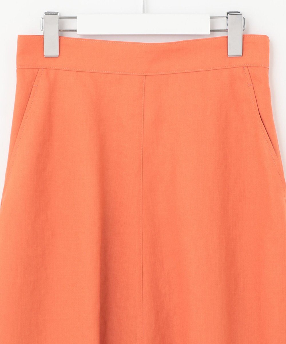 自由区 【接触冷感/セットアップ着用可】トリアセテートツイル フレアスカート 