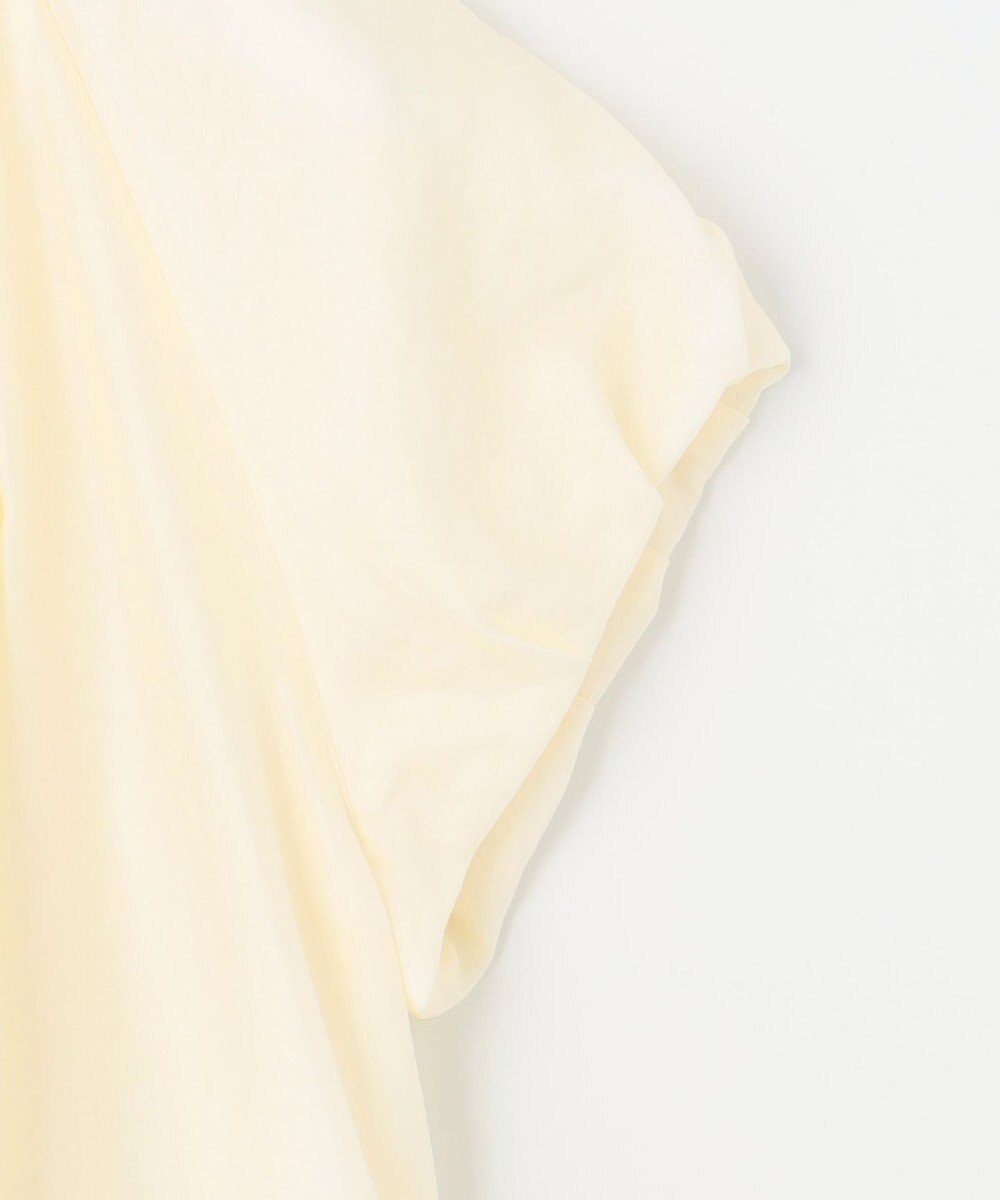 23区 S 【SLOW/一部店舗限定】ブライトヴィンテージクロス タック ブラウス 