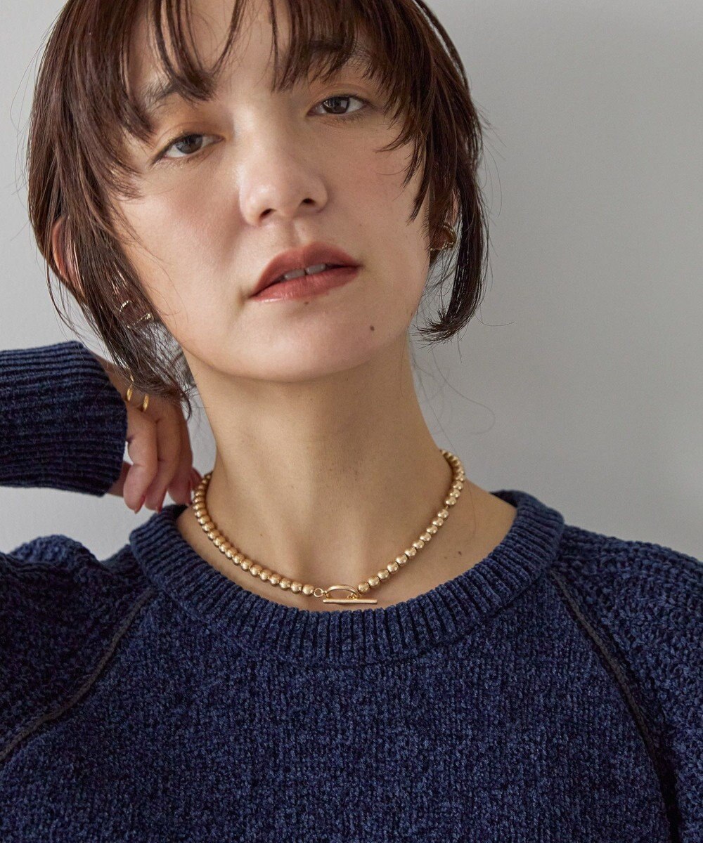 AMERICAN HOLIC メタルボールマンテルネックレス 