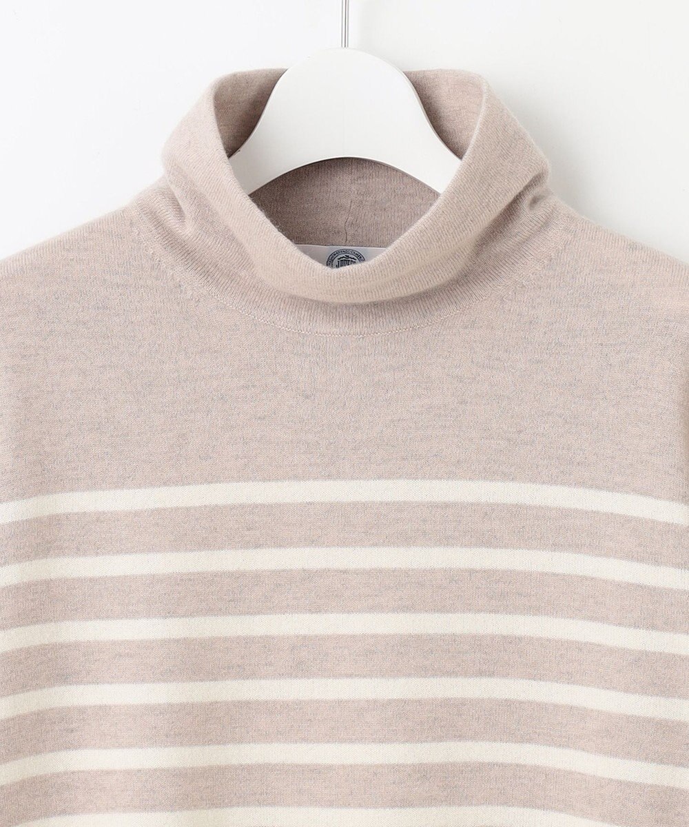 J.PRESS LADIES S 【洗える】SEMI WORSTED WOOL バスクボーダー ニット 