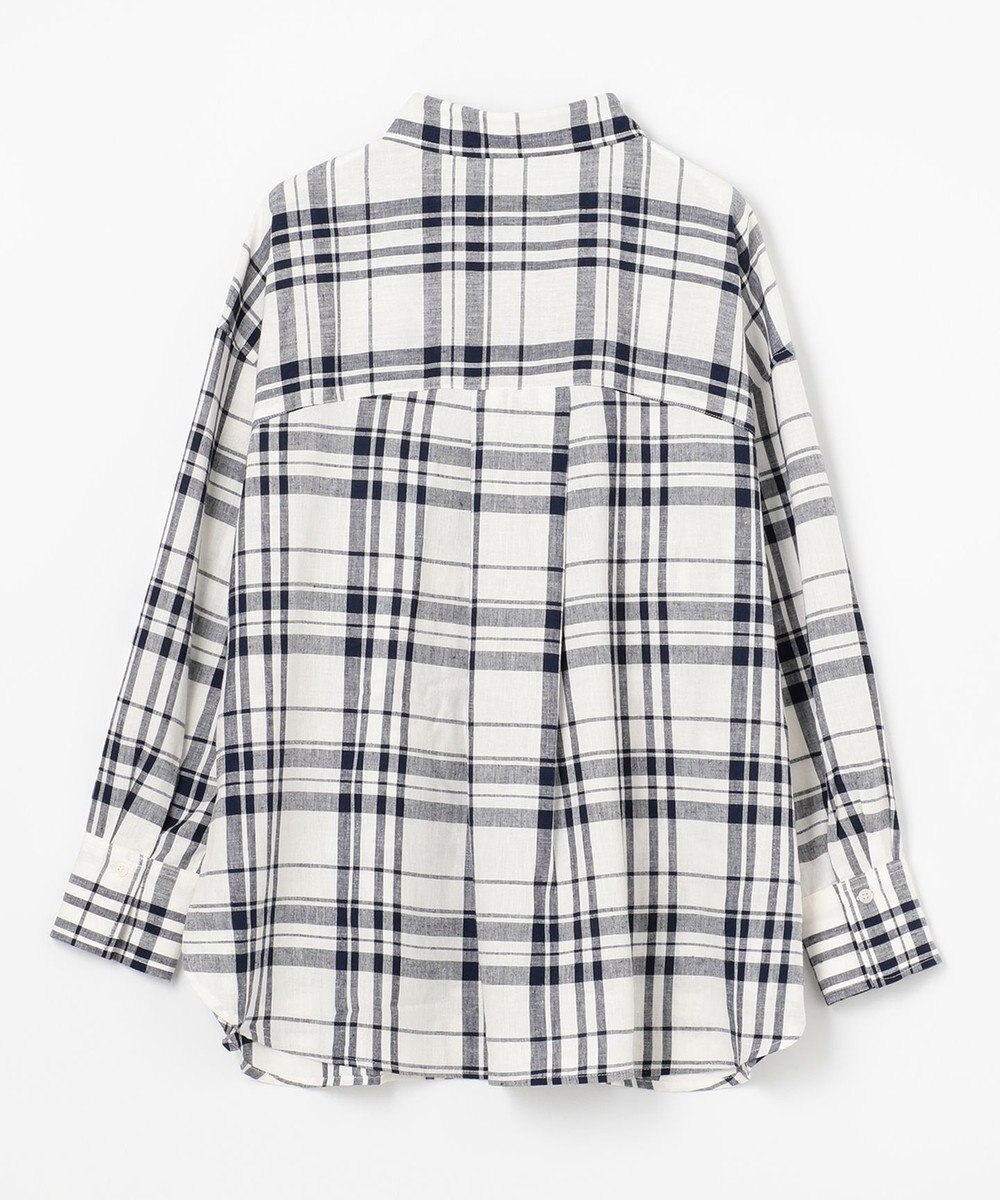 ANY ライトリネンクロスチュニックシャツ 