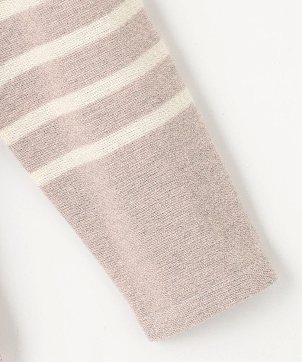 J.PRESS LADIES 【洗える】SEMI WORSTED WOOL バスクボーダー ニット 