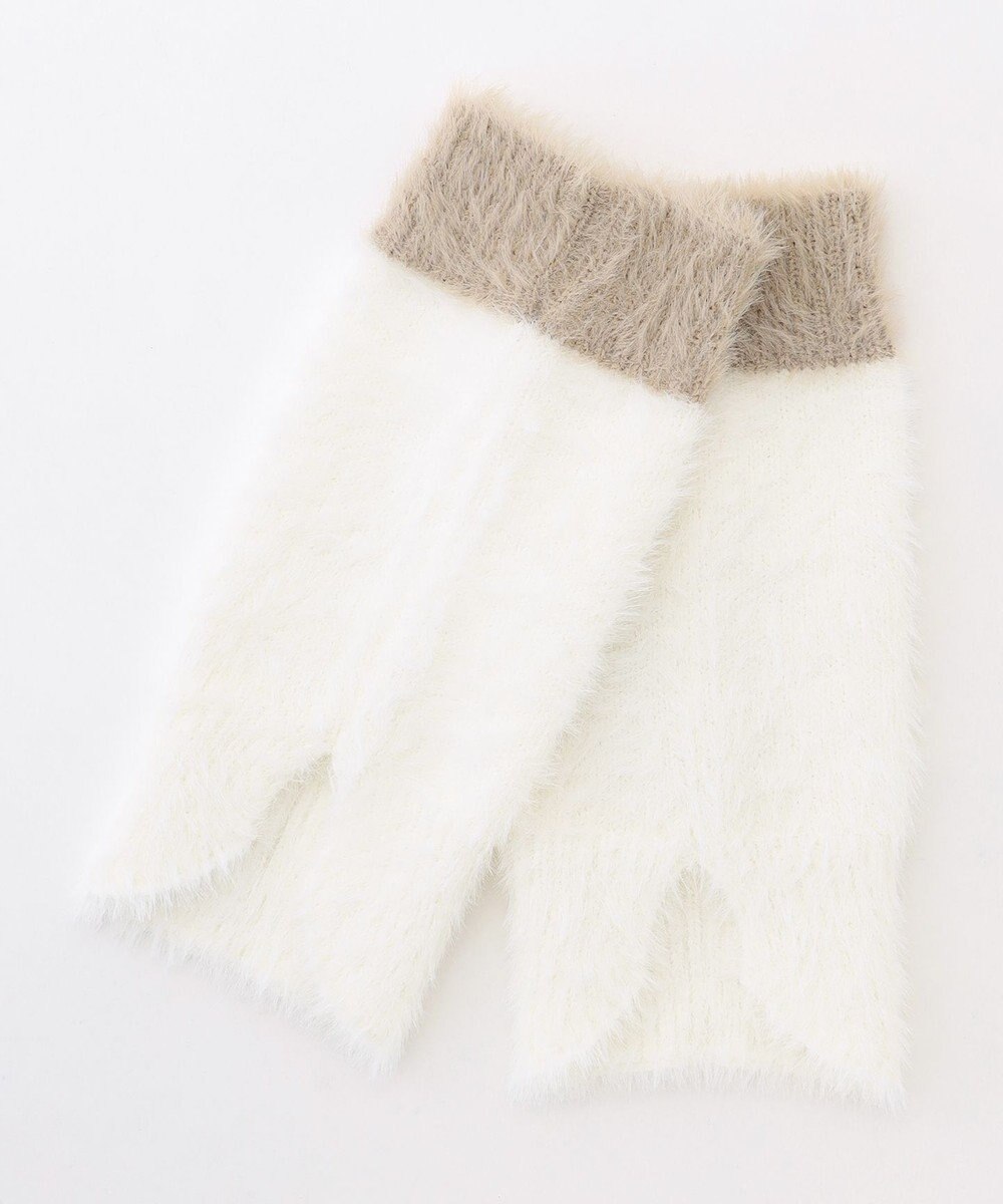 steppi 【洗える】ファー レッグウォーマー 