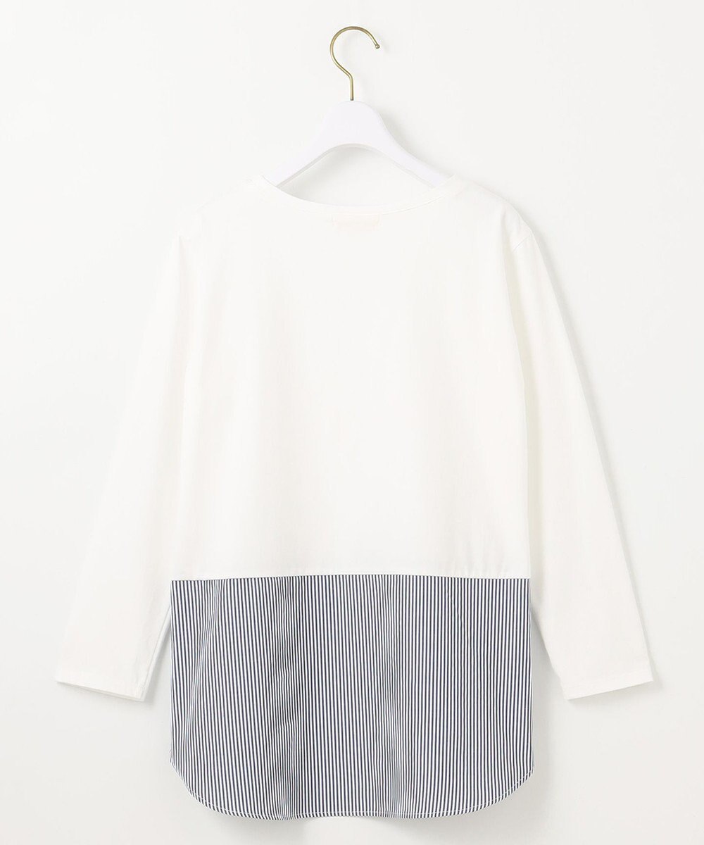 ANY SIS 【洗える】シャツコンビレイヤード カットソー 