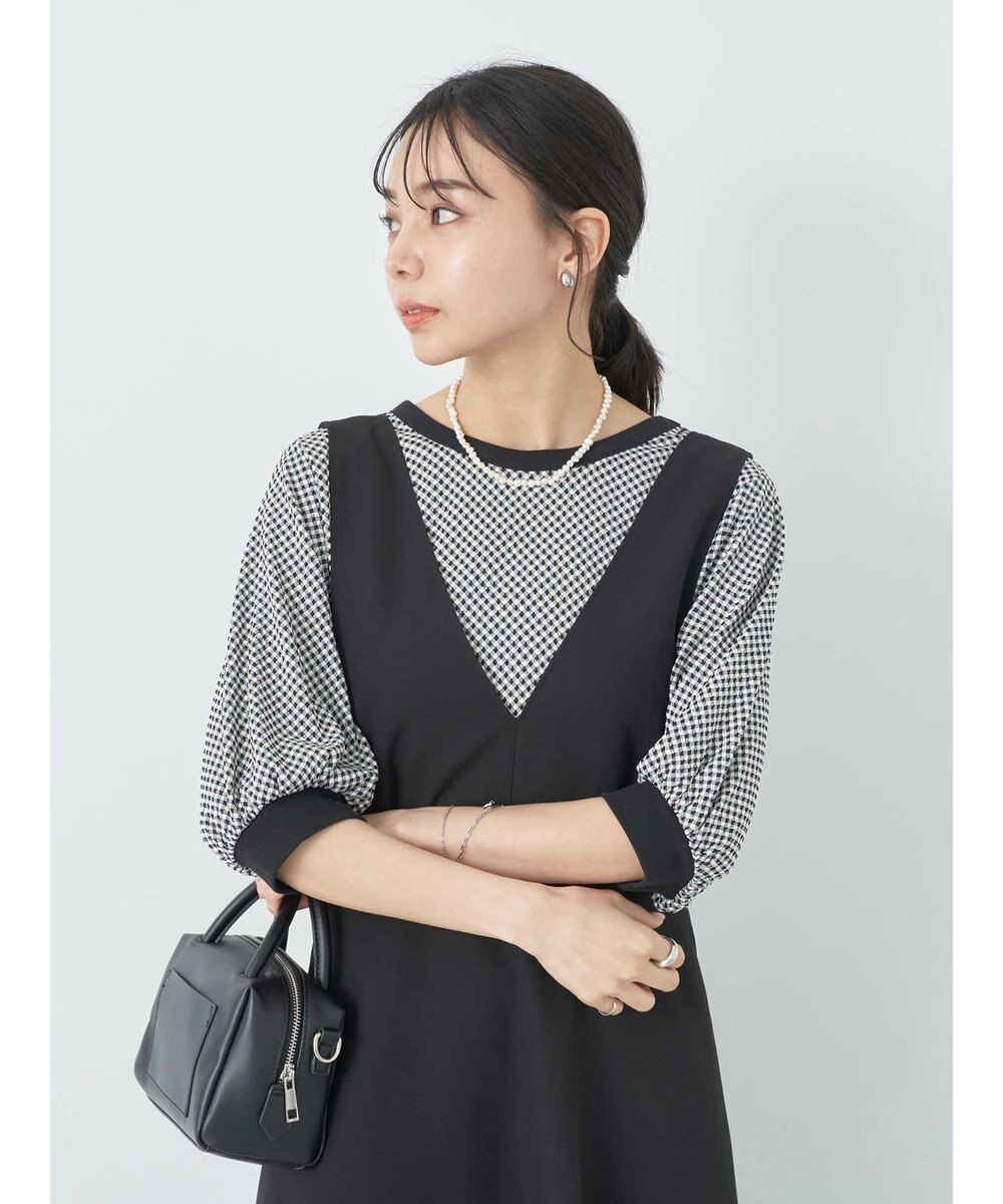 earth music&ecology ギンガムパフＴＥＥ 