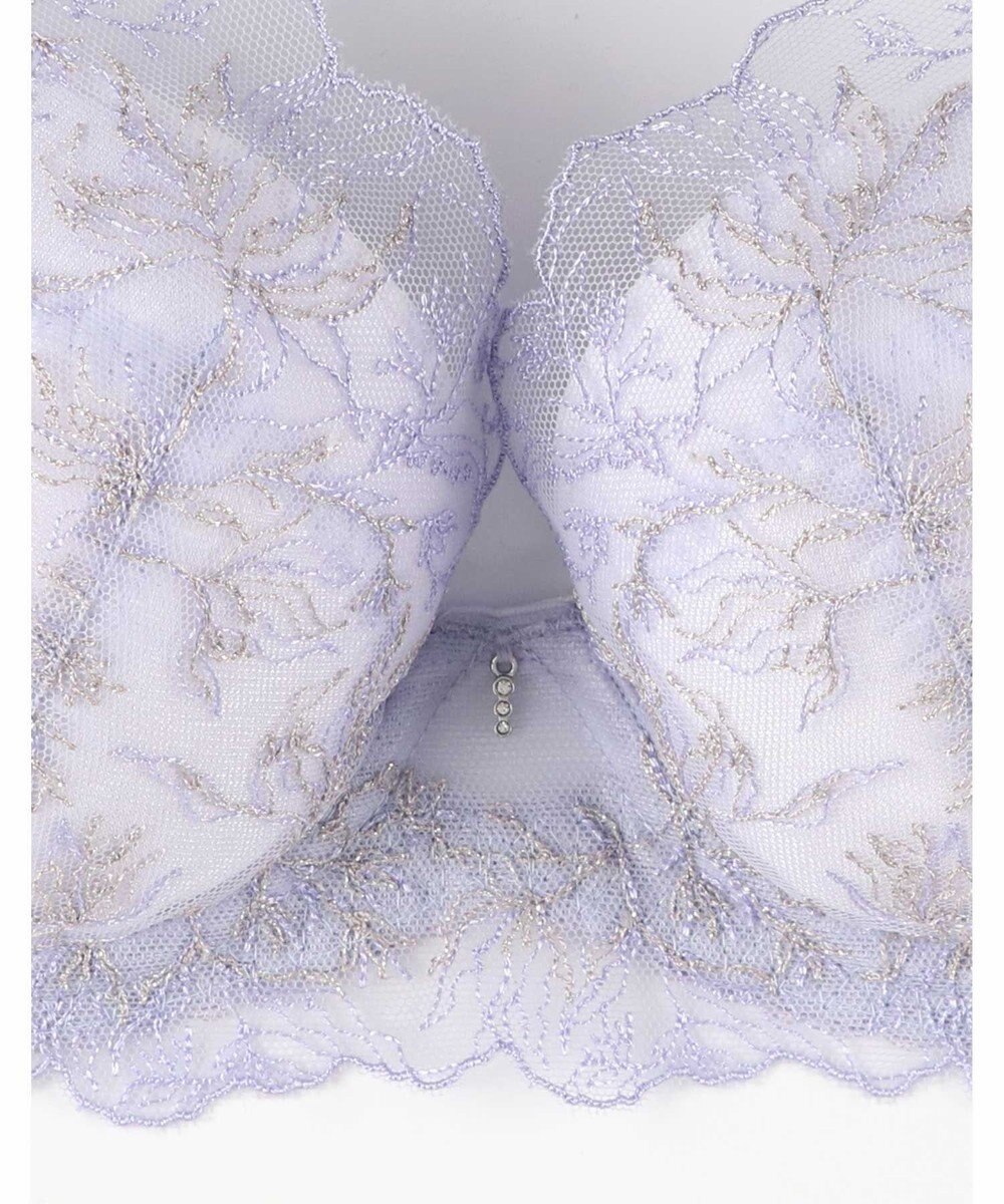 AMPHI ブラジャー ふっくらまる胸キープ 脇高設計 背中をスムージング Gカップまで対応 大きいサイズ 【Hold Day Bra ホールドデイブラ】 ブラ BYJ382 アンフィ／ワコール 