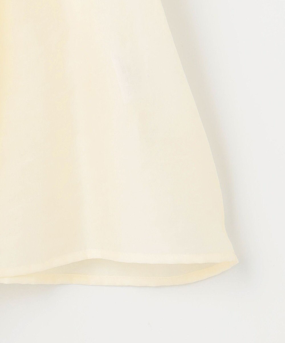 23区 【SLOW/一部店舗限定】ブライトヴィンテージクロス タック ブラウス 