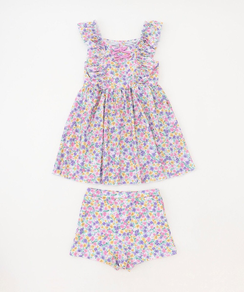 ANY KIDS 小花柄 セパレート水着 