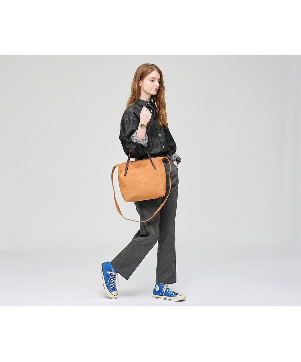 genten タンニンパティーナ 2wayトートバッグ 