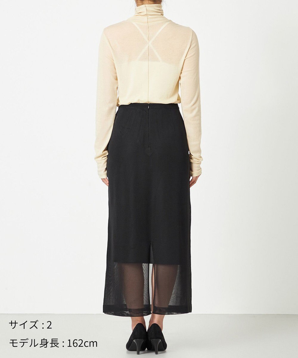 NAVE 【Nave・洗える】シアーニット スカート 