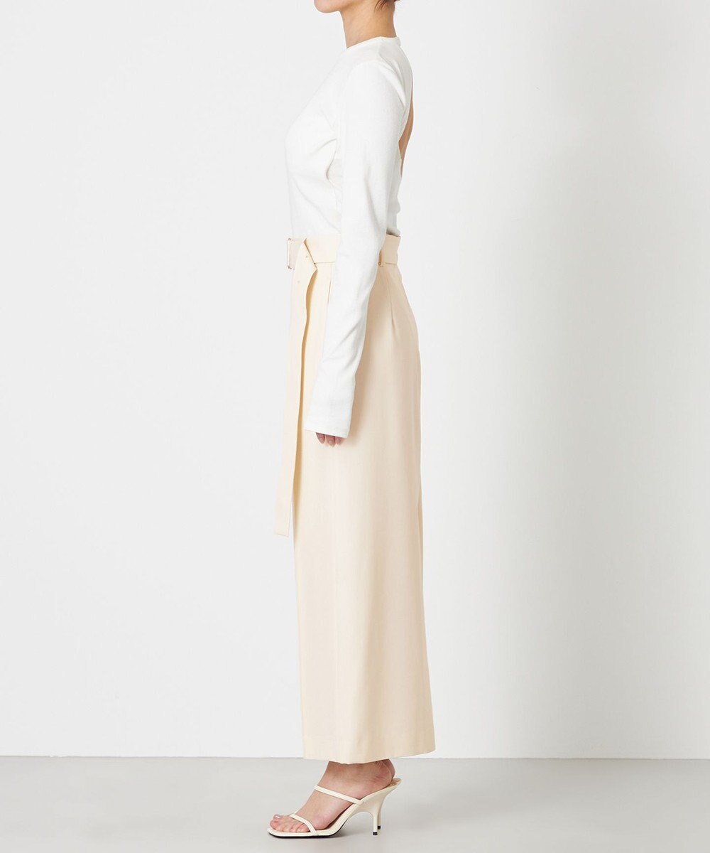 NAVE 【Nave・セットアップ可】ウールポリエステルツイルスカート 