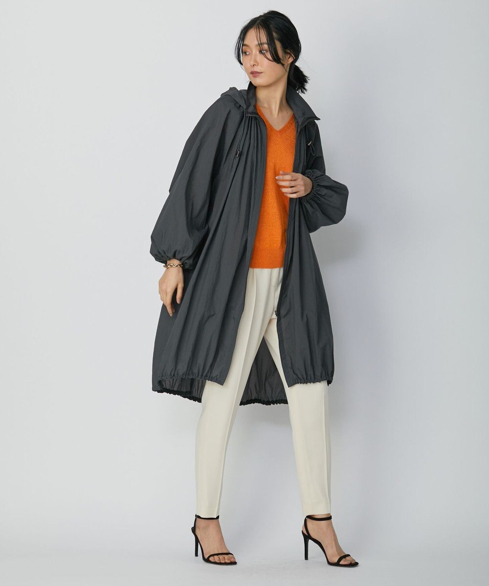 ICB 【撥水加工】シアーナイロンタフタ フーデットコート 