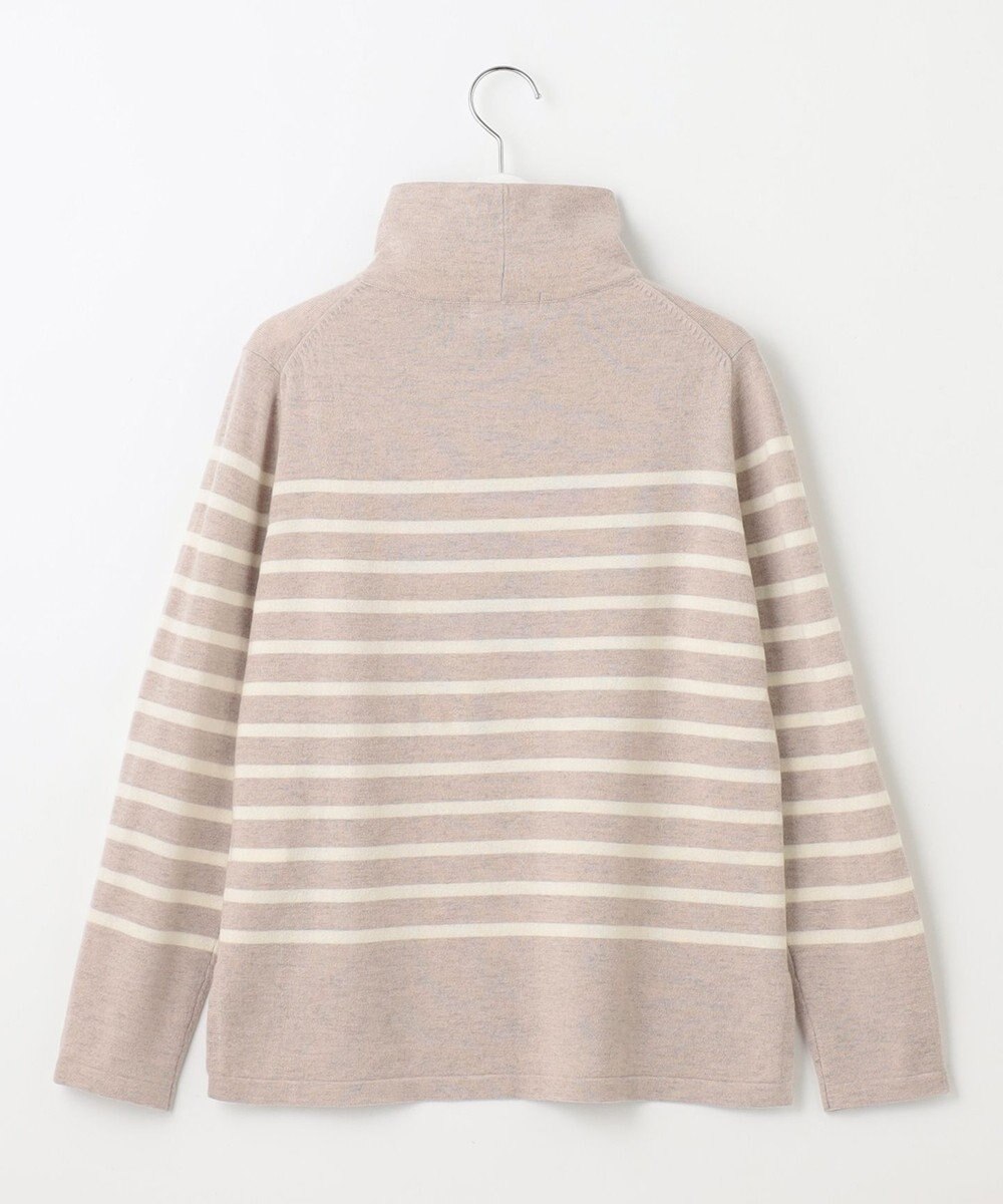 J.PRESS LADIES S 【洗える】SEMI WORSTED WOOL バスクボーダー ニット 