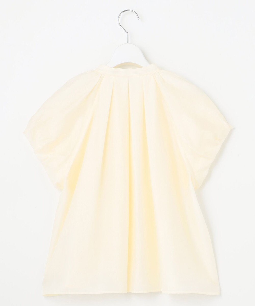 23区 S 【SLOW/一部店舗限定】ブライトヴィンテージクロス タック ブラウス 