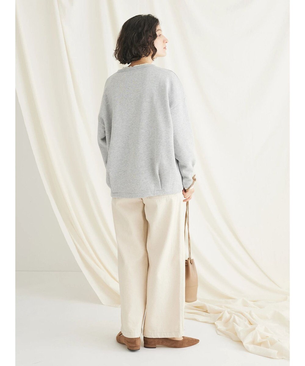 CRAFT STANDARD BOUTIQUE 裏起毛リングドットカーディガン 