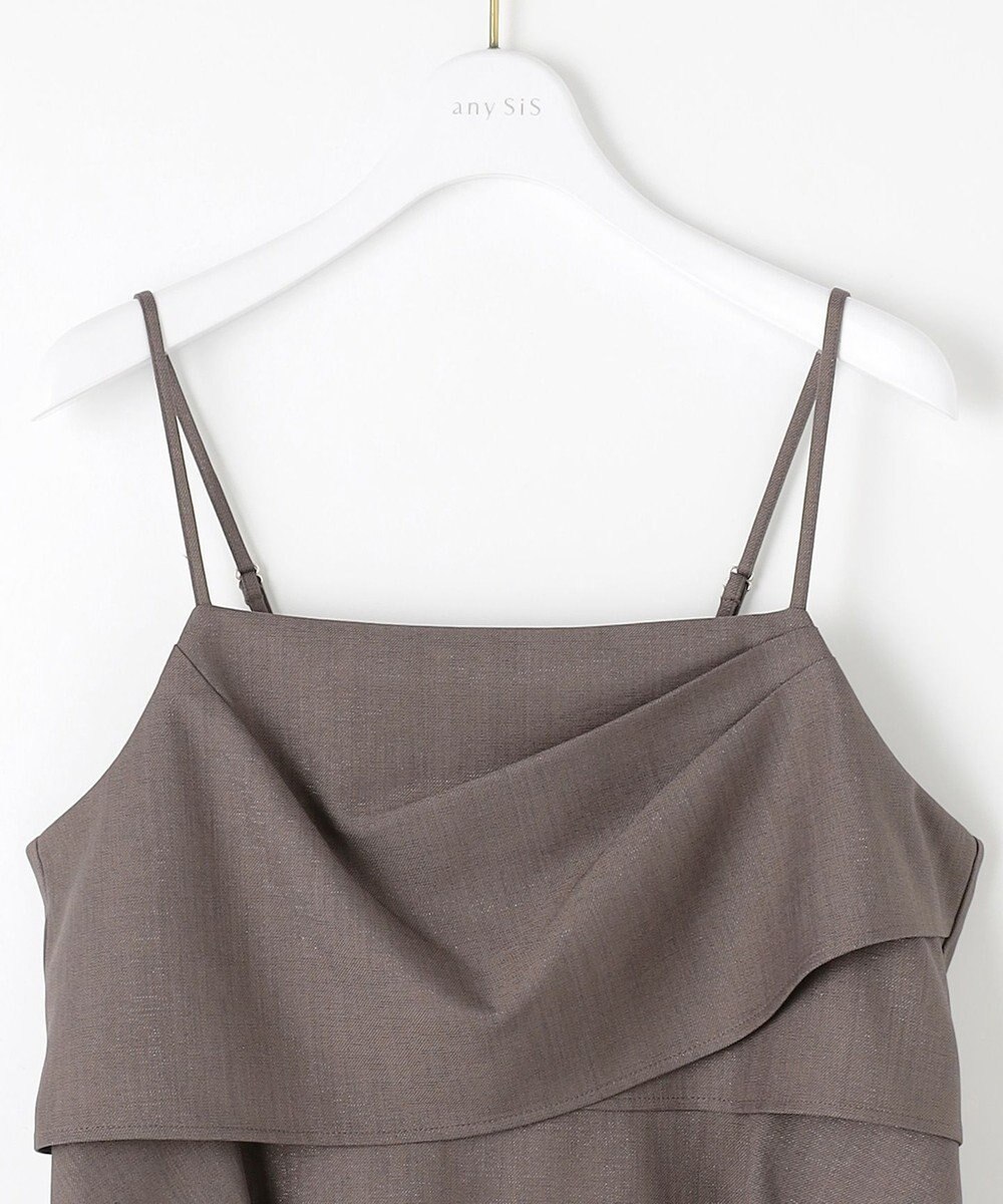 ANY SIS L ビスチェワンピース × カットソー セット 