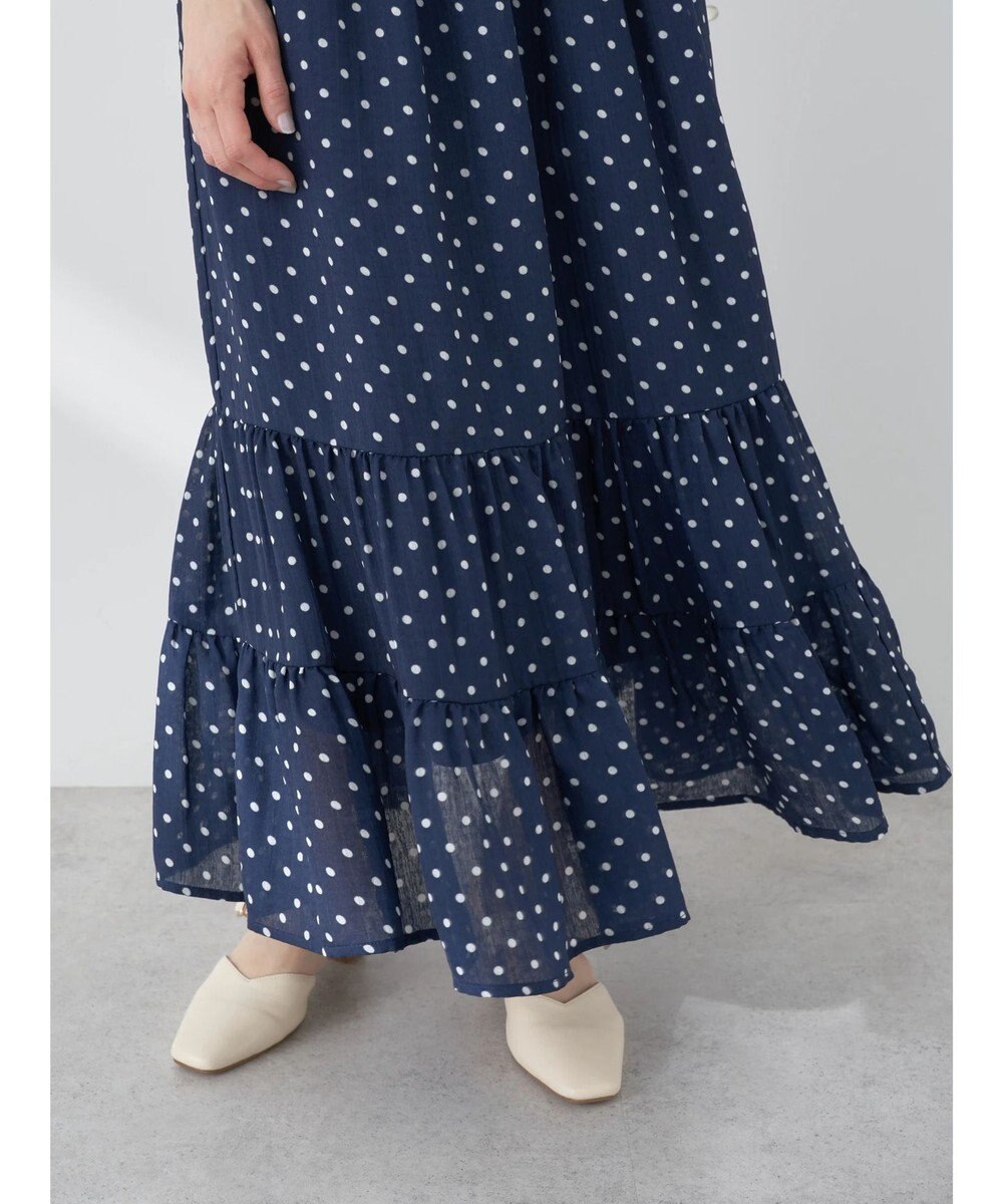 earth music&ecology ちょっとレトロなティアードスカート 