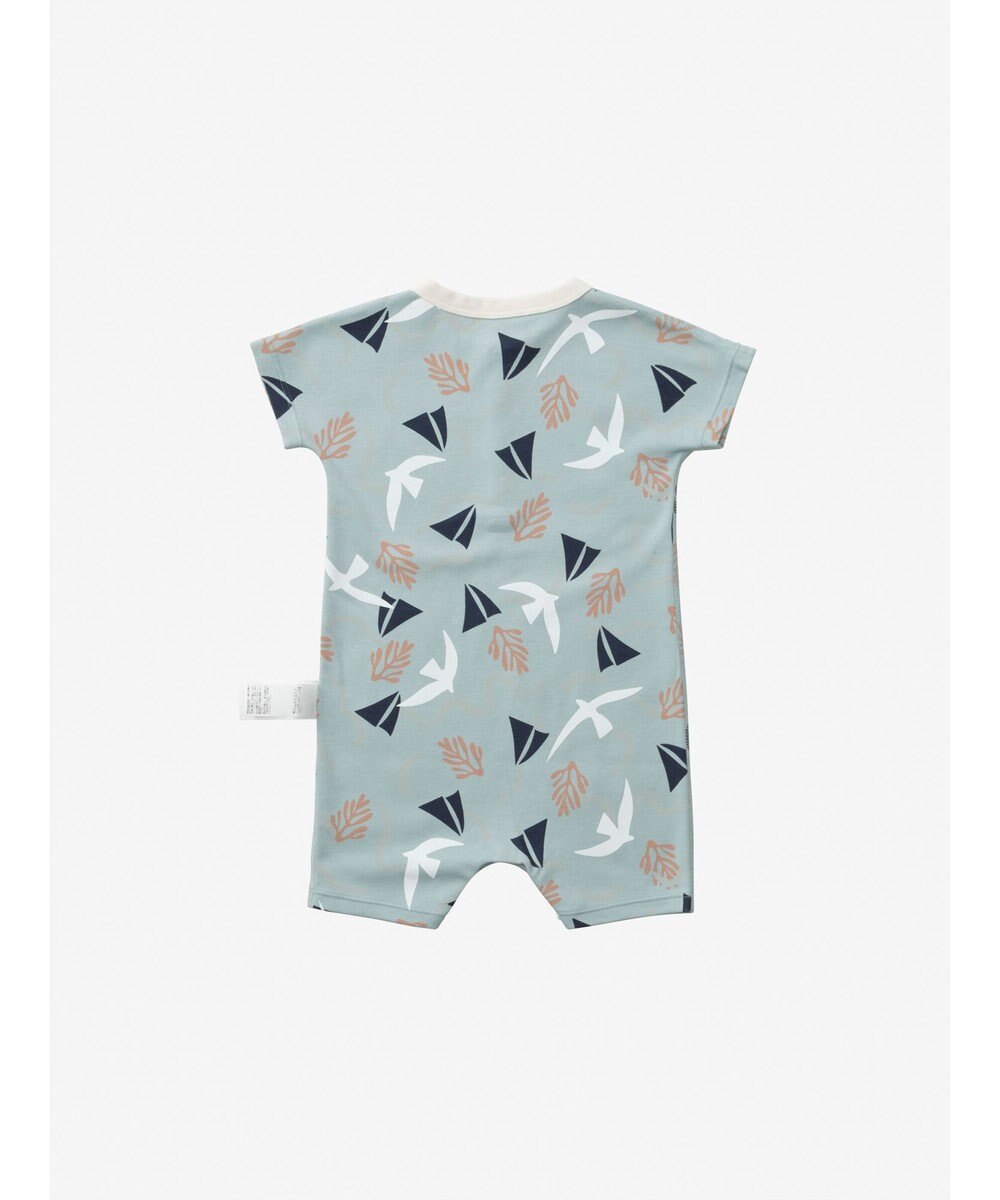 HELLY HANSEN 【ベビー・抗菌防臭・記名ラベル付】マイファーストHHショートスリーブプリントロンパース 