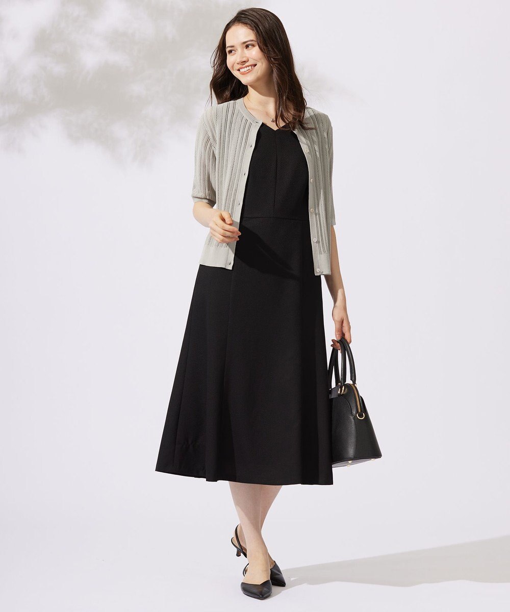 自由区 【カタログ掲載・洗える】レースブラウスコンビ ワンピース 